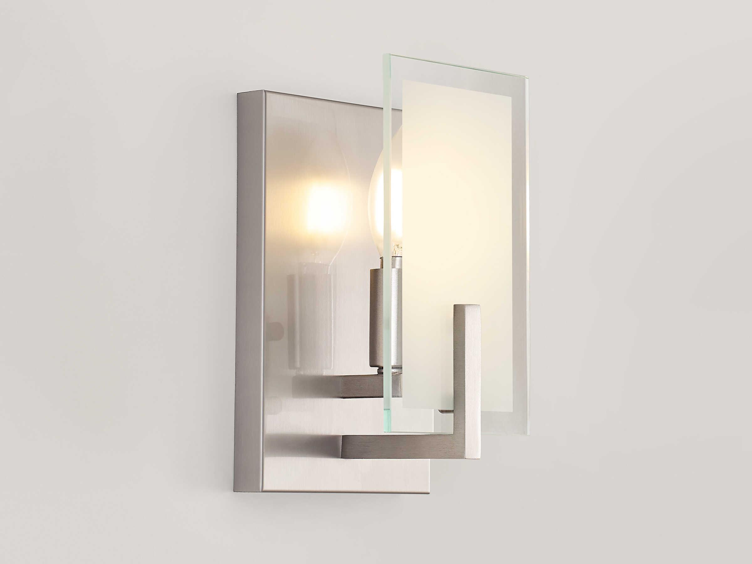 Visual Comfort Studio Syll 1-Light Brushed Nickel Wall Sconce