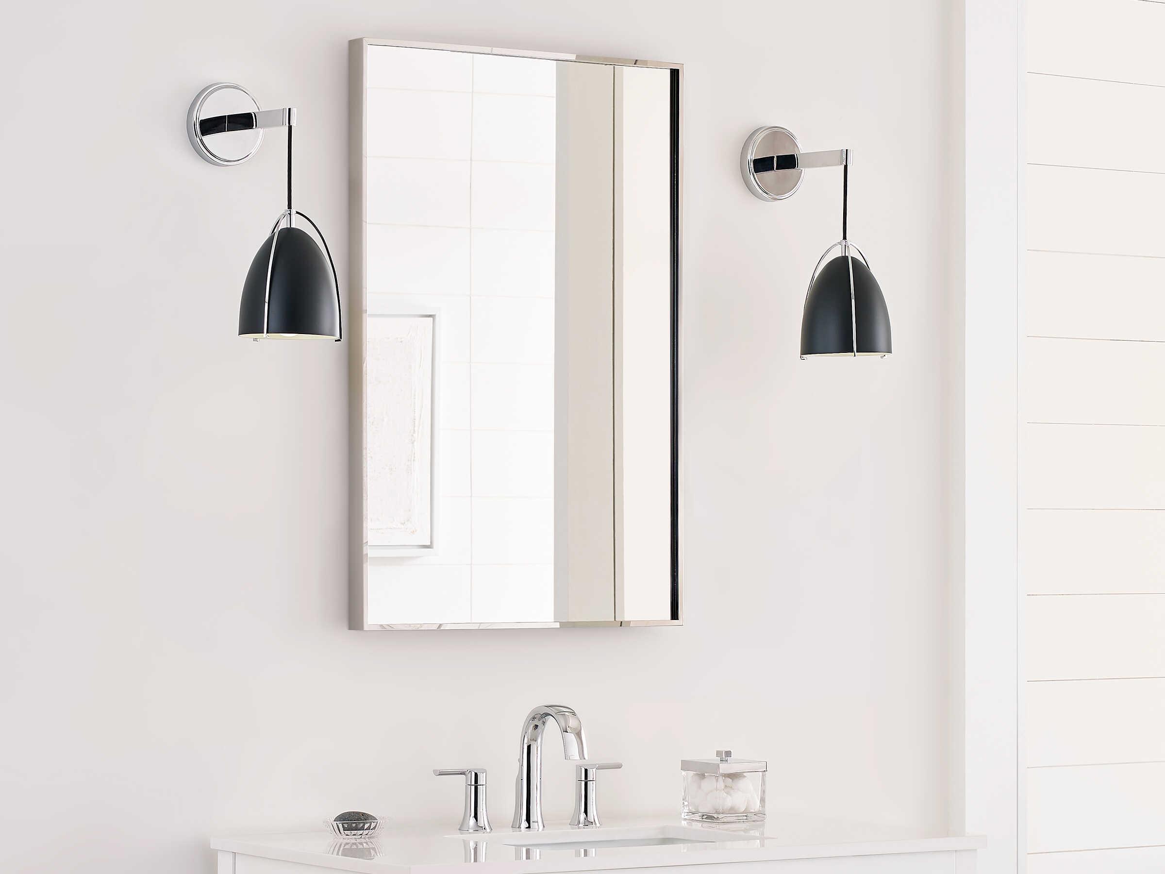 Visual Comfort Studio Norman 1-Light Chrome Wall Sconce