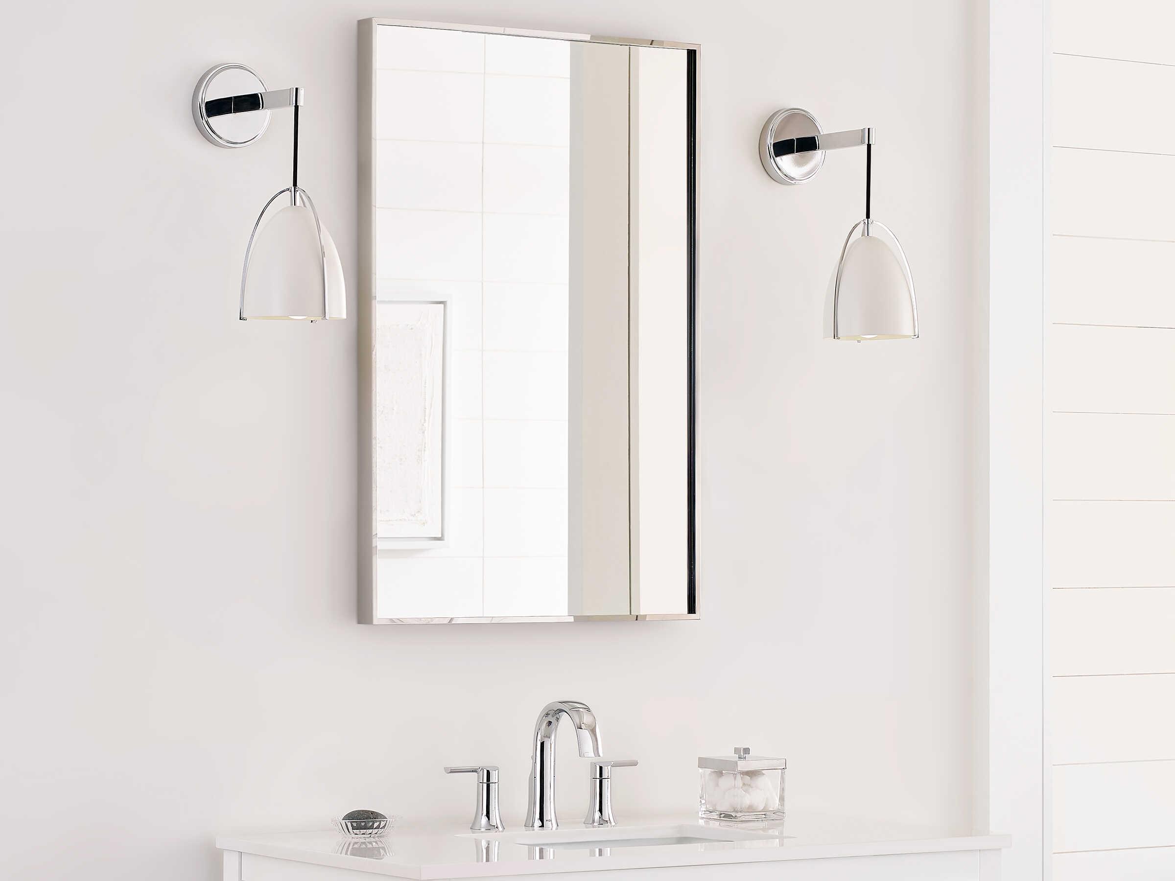 Visual Comfort Studio Norman 1-Light Chrome Wall Sconce