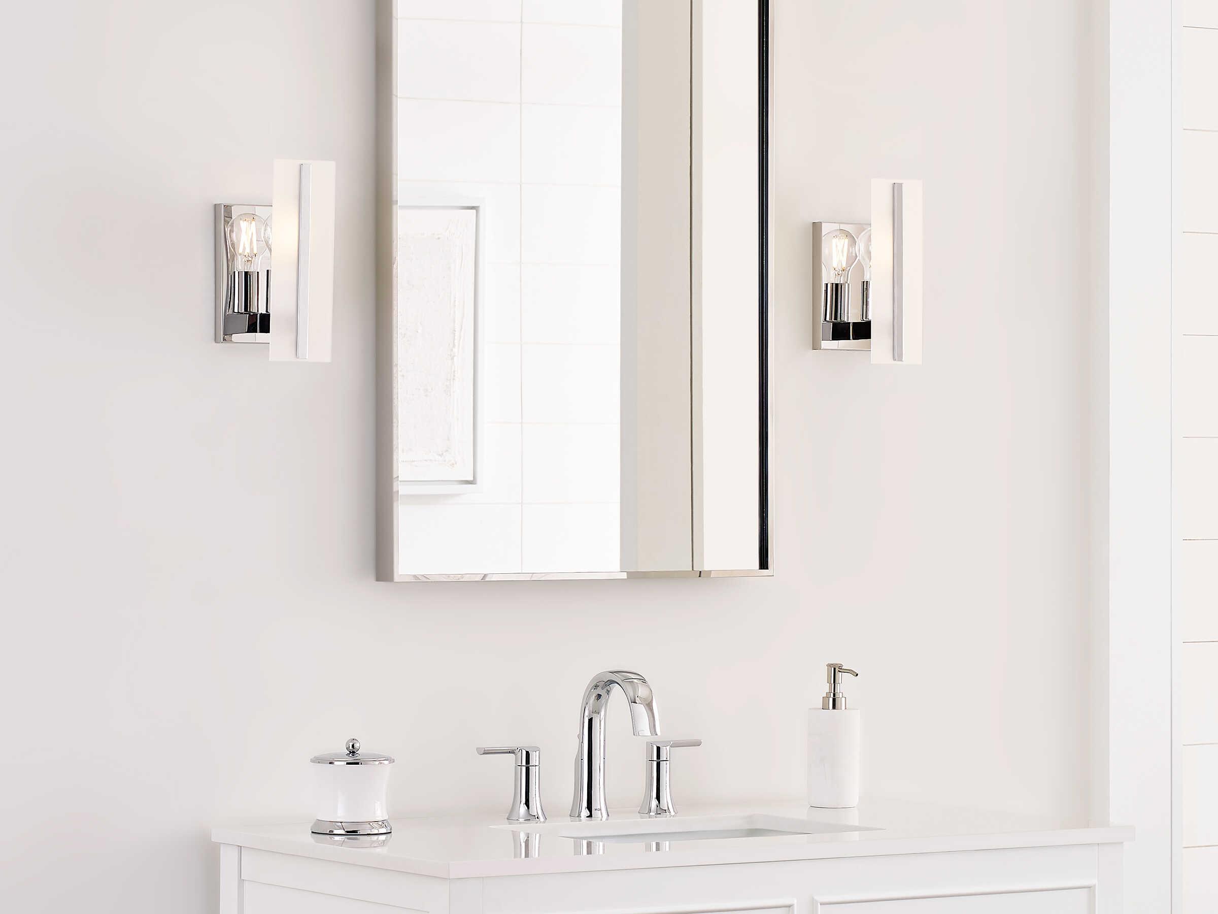 Visual Comfort Studio Dex 1-Light Chrome Wall Sconce