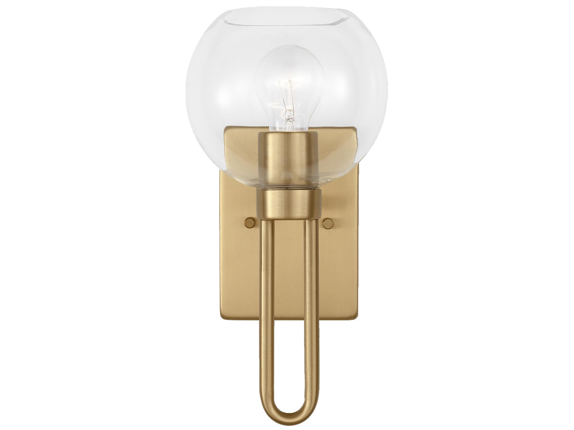 Visual Comfort Studio Codyn 1-Light Satin Brass Wall Sconce