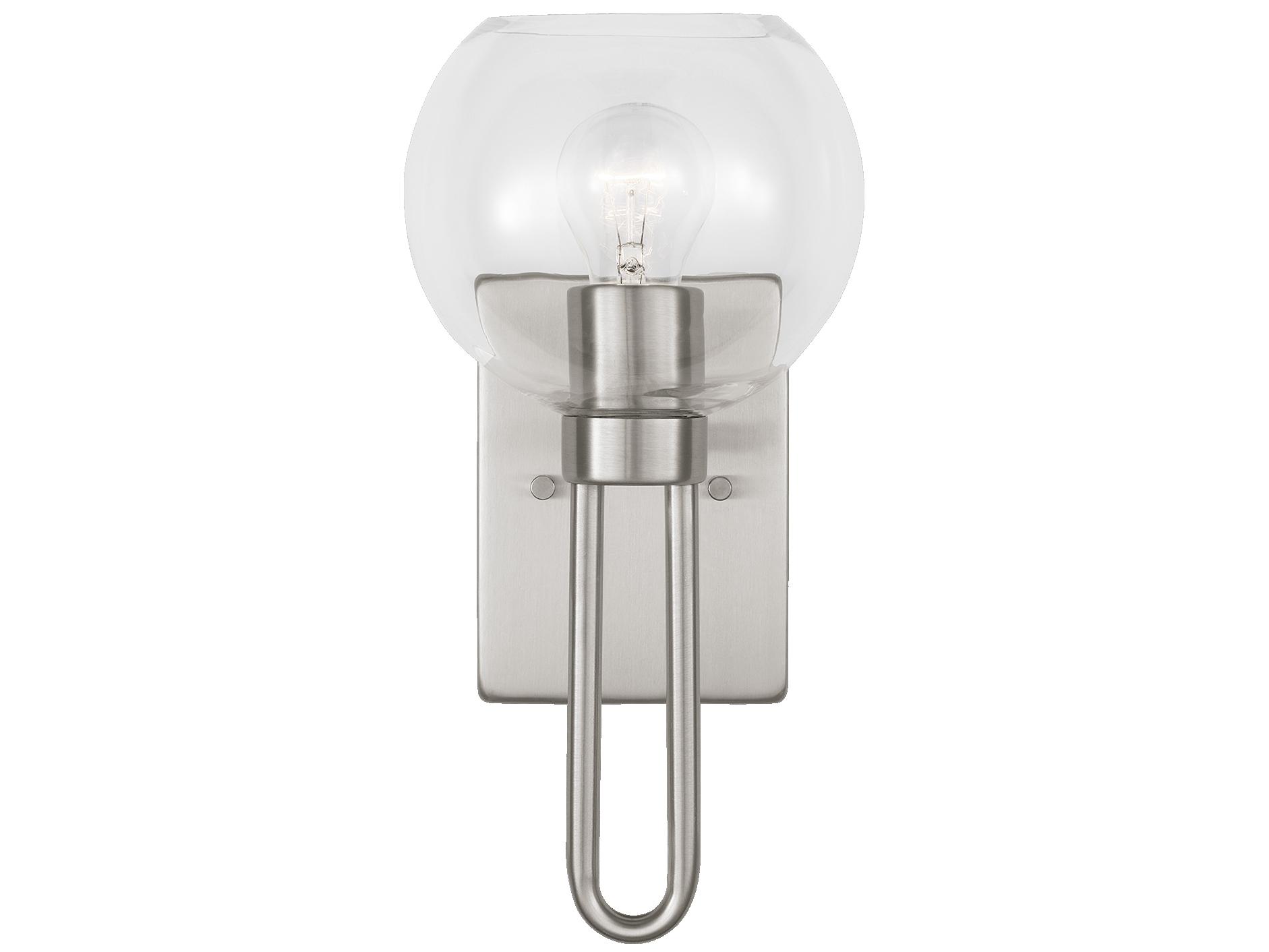 Visual Comfort Studio Codyn 1-Light Brushed Nickel Wall Sconce