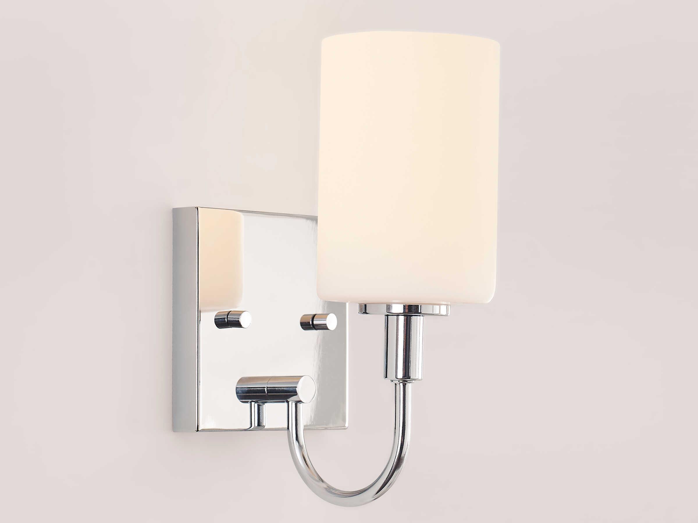 Visual Comfort Studio Oak Moore 1-Light Chrome Wall Sconce