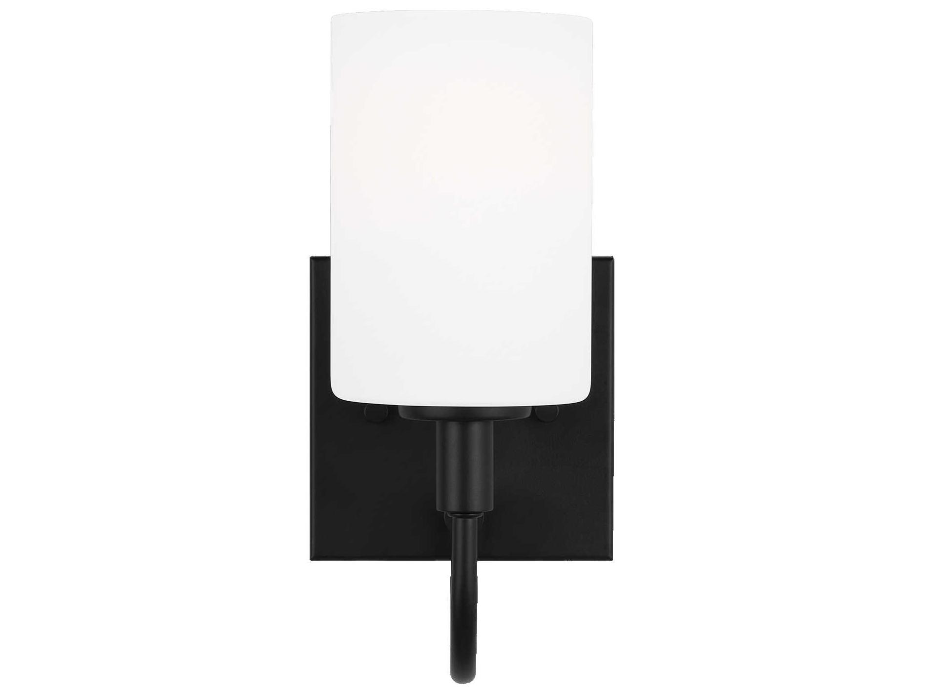 Visual Comfort Studio Oak Moore 1-Light Midnight Black Wall Sconce