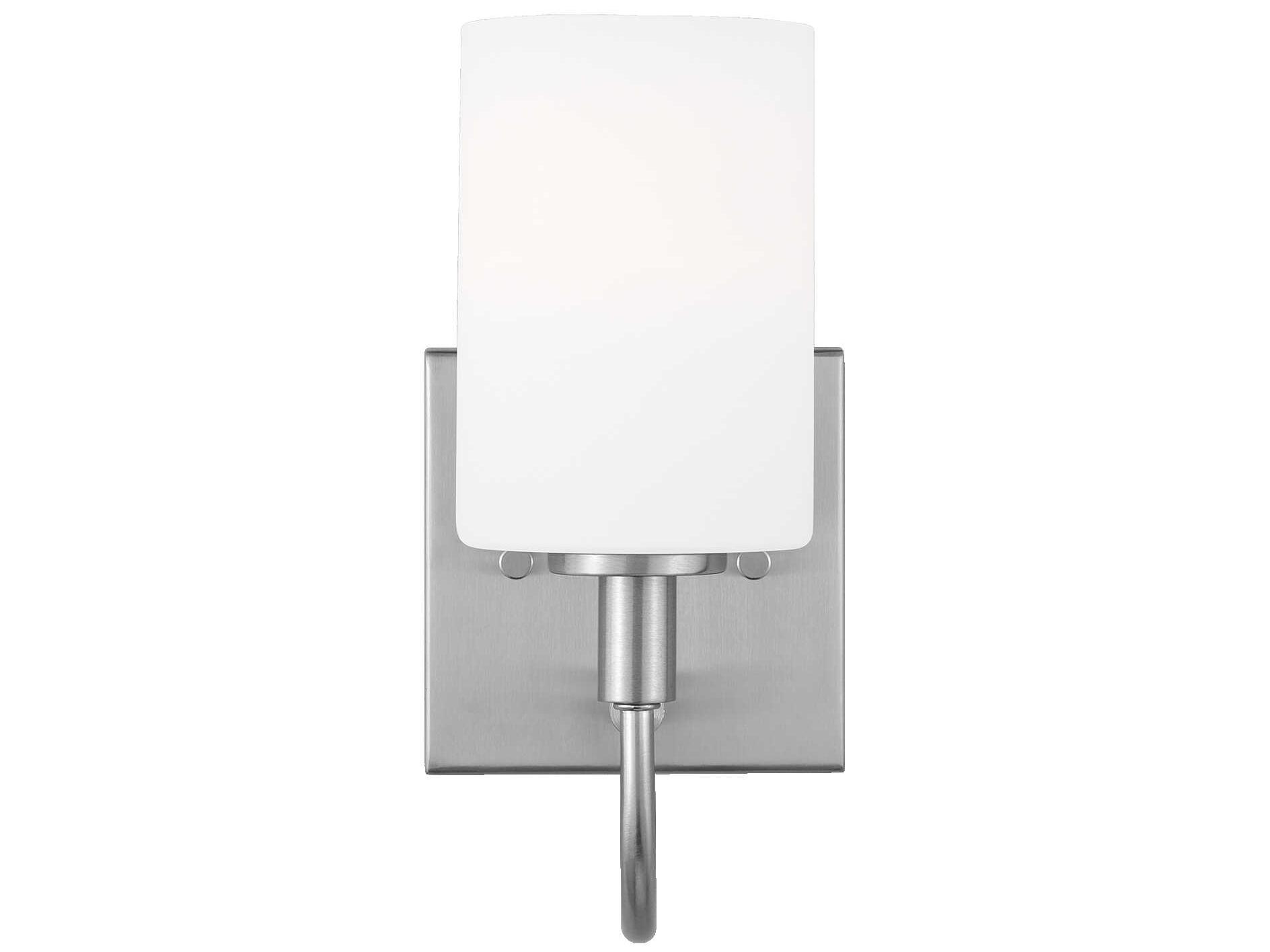 Visual Comfort Studio Oak Moore 1-Light Brushed Nickel Wall Sconce