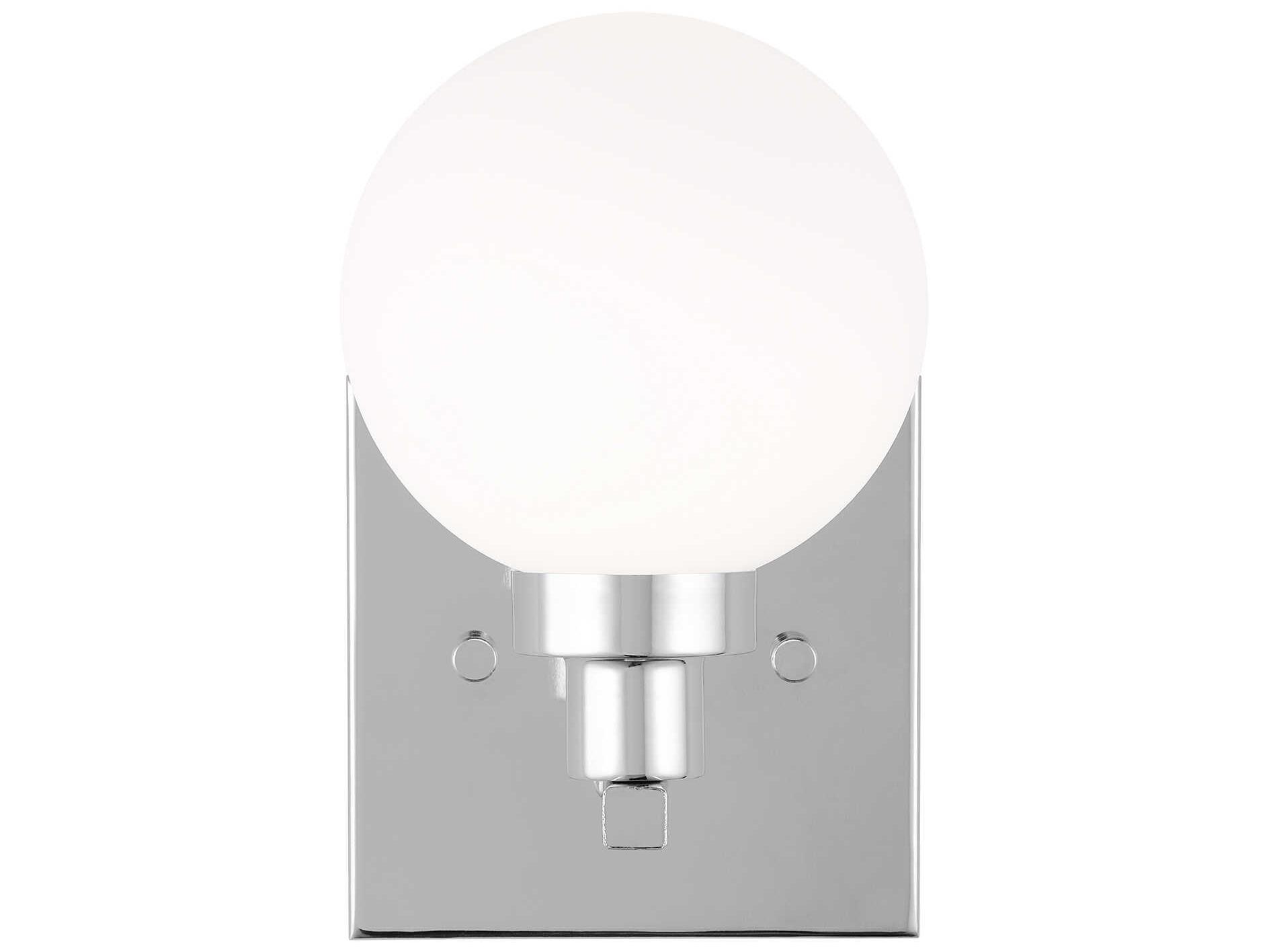 Visual Comfort Studio Clybourn 1-Light Chrome Wall Sconce