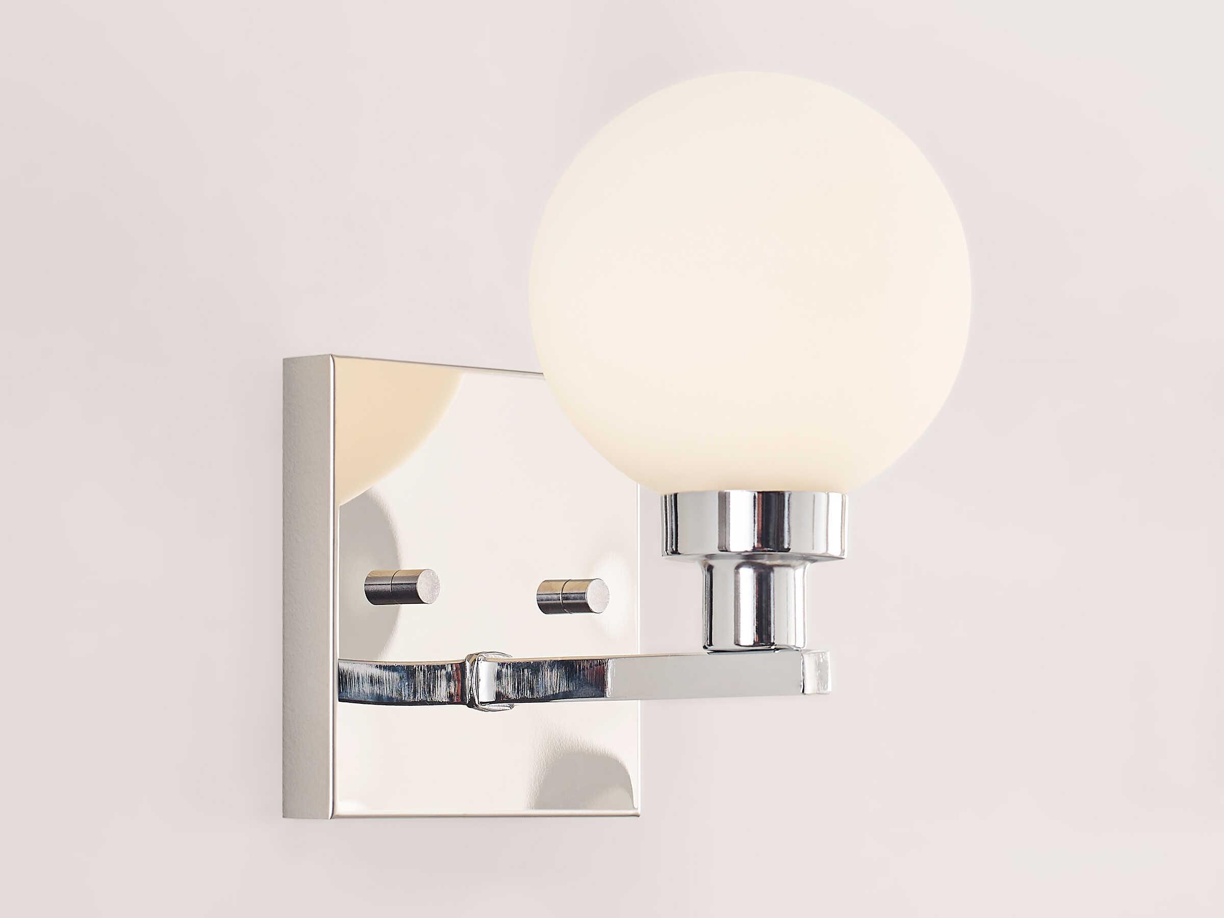 Visual Comfort Studio Clybourn 1-Light Chrome Wall Sconce