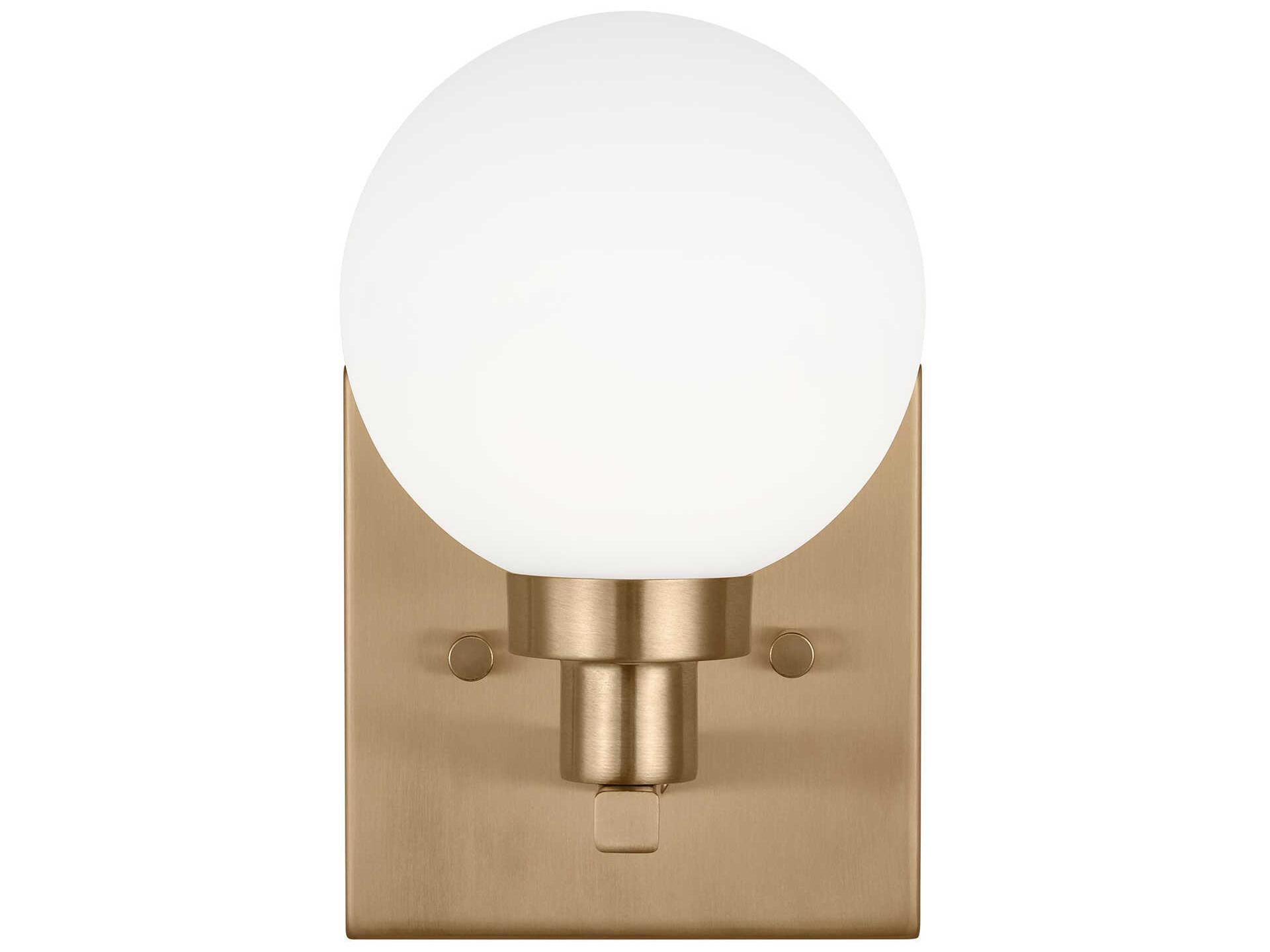 Visual Comfort Studio Clybourn 1-Light Satin Brass Wall Sconce