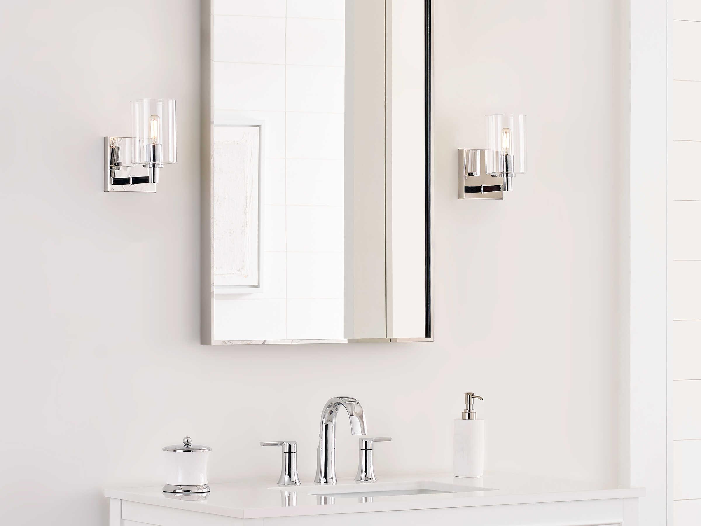 Visual Comfort Studio Fullton 1-Light Chrome Wall Sconce