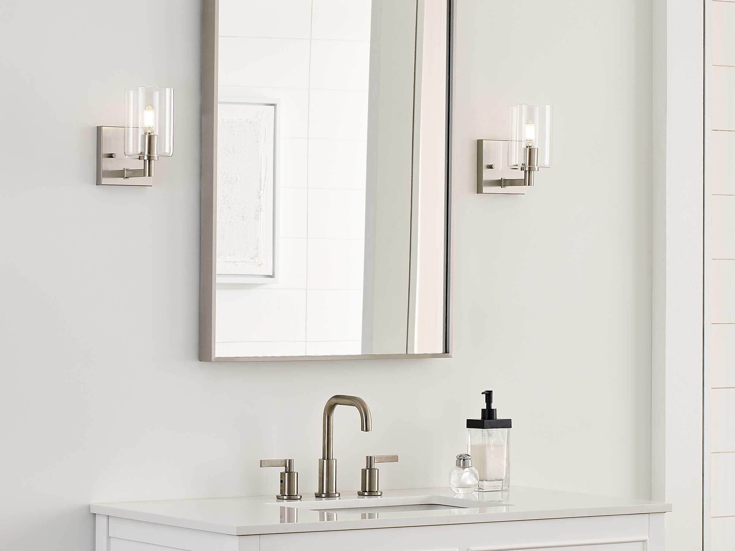 Visual Comfort Studio Fullton 1-Light Brushed Nickel Wall Sconce