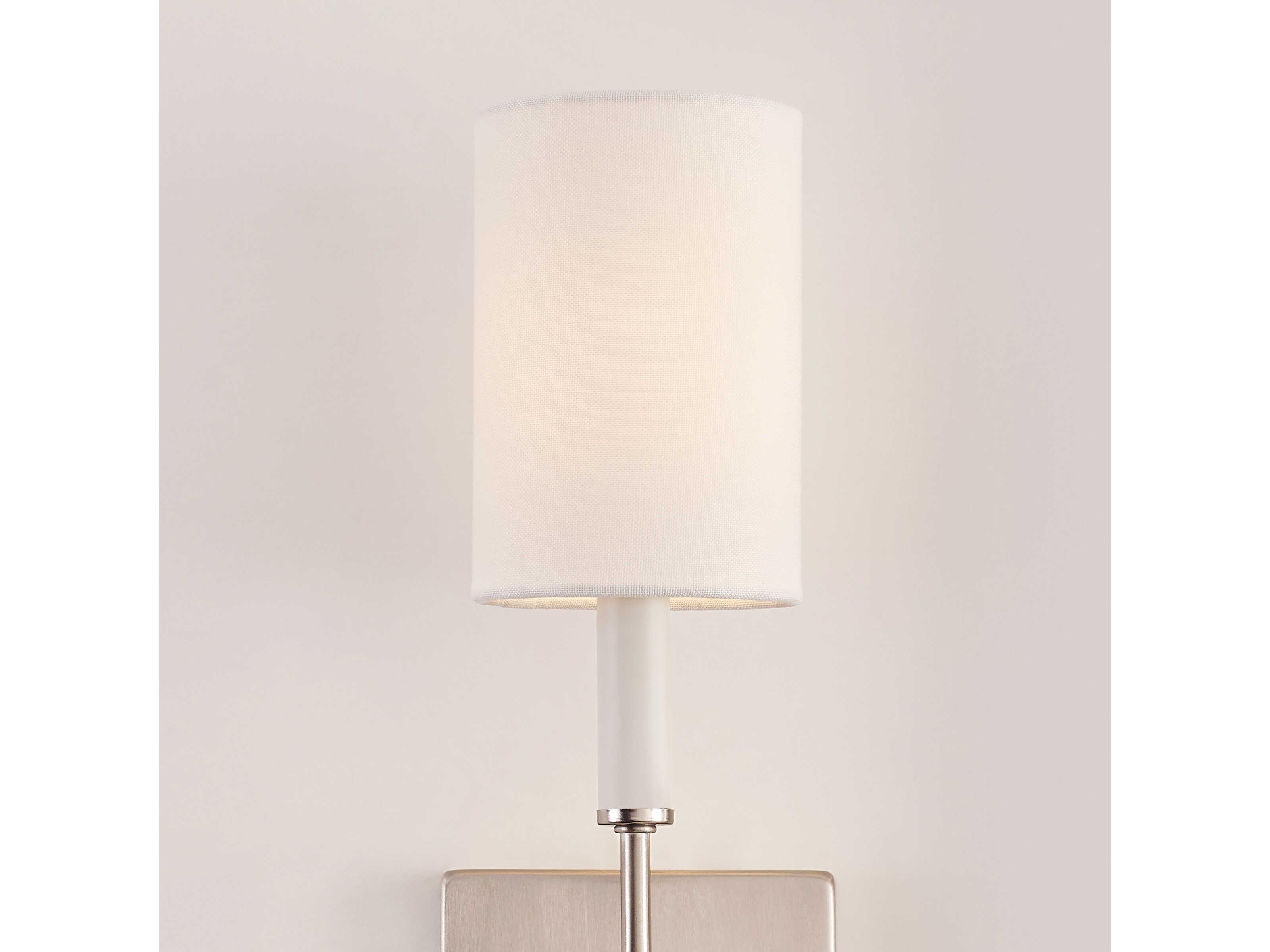 Visual Comfort Studio Greenwich 1-Light Brushed Nickel Wall Sconce