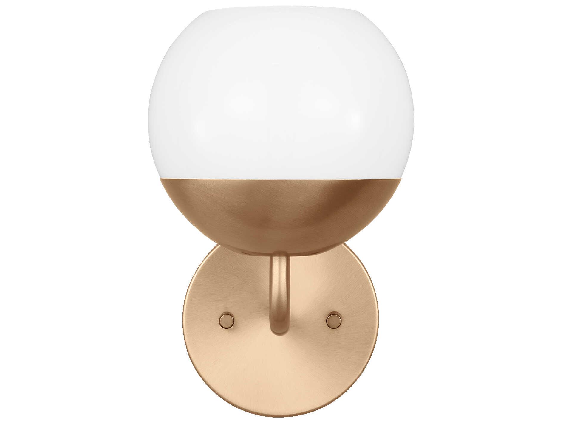 Visual Comfort Studio Alvin 1-Light Satin Brass Wall Sconce