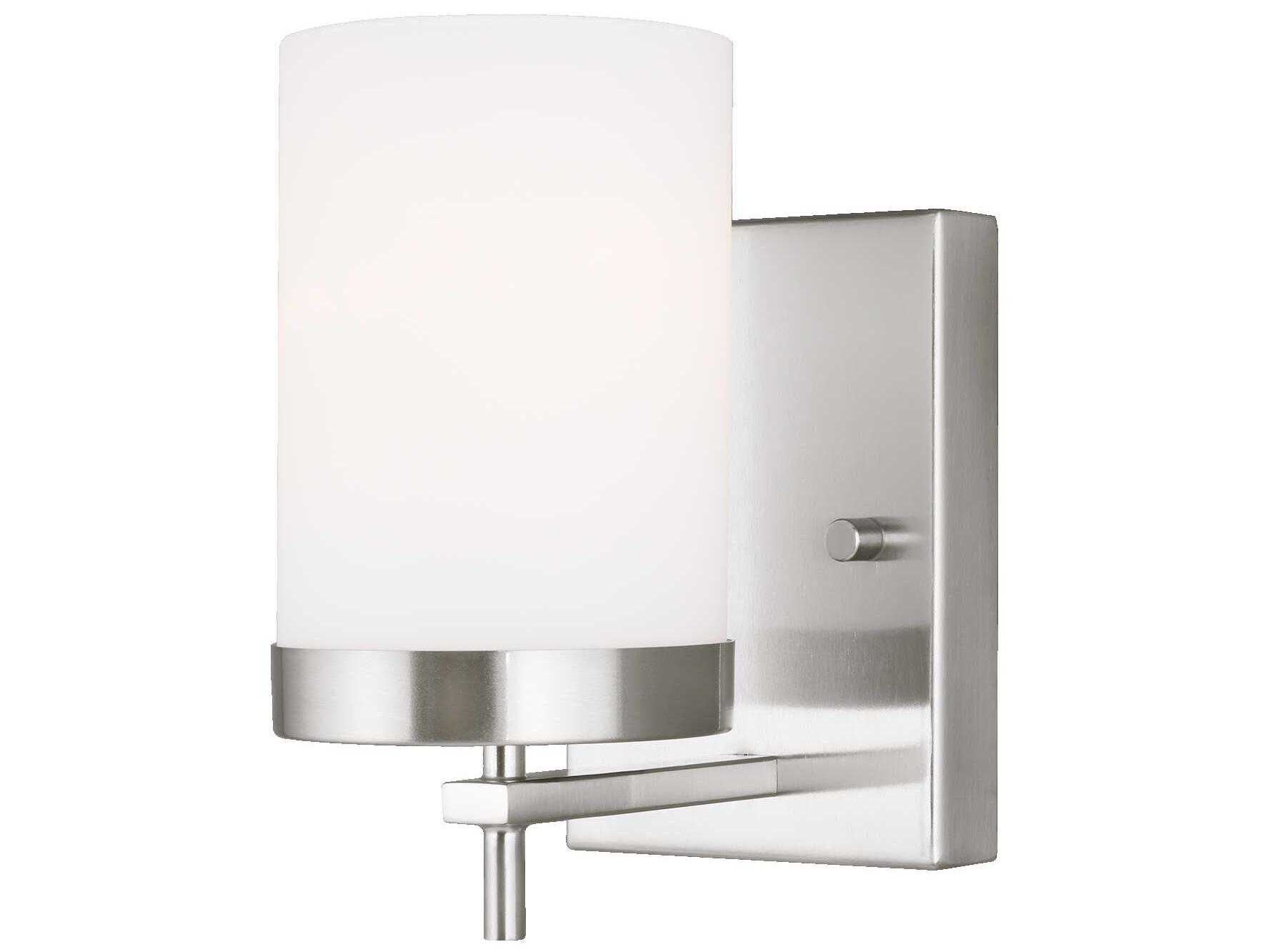 Visual Comfort Studio Zire 1-Light Brushed Nickel Wall Sconce