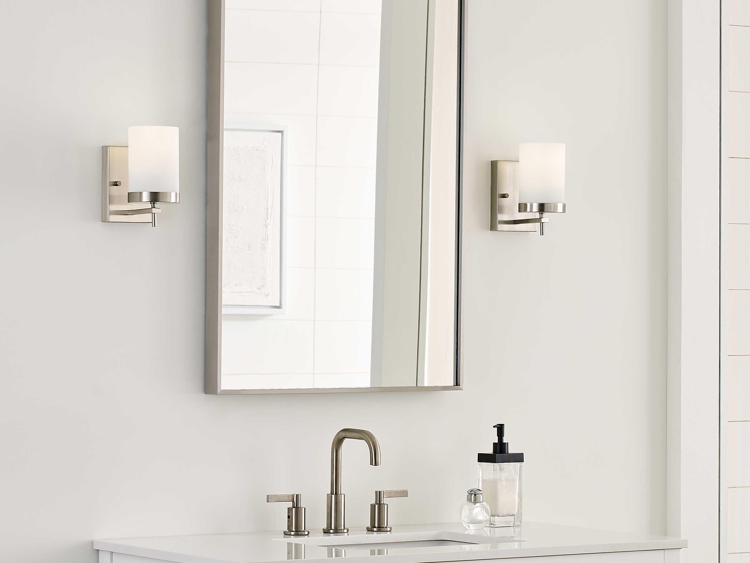 Visual Comfort Studio Zire 1-Light Brushed Nickel Wall Sconce