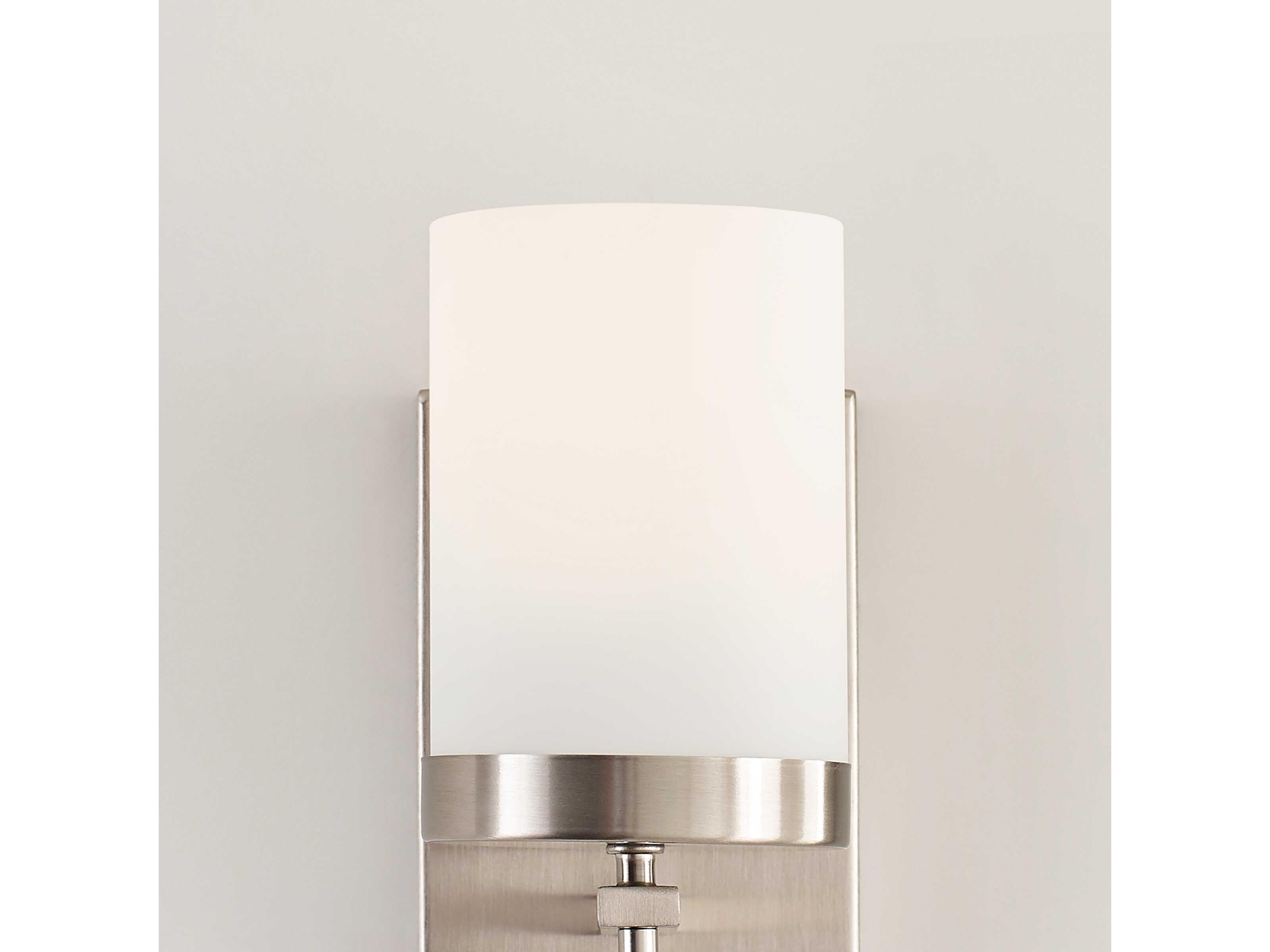 Visual Comfort Studio Zire 1-Light Brushed Nickel Wall Sconce