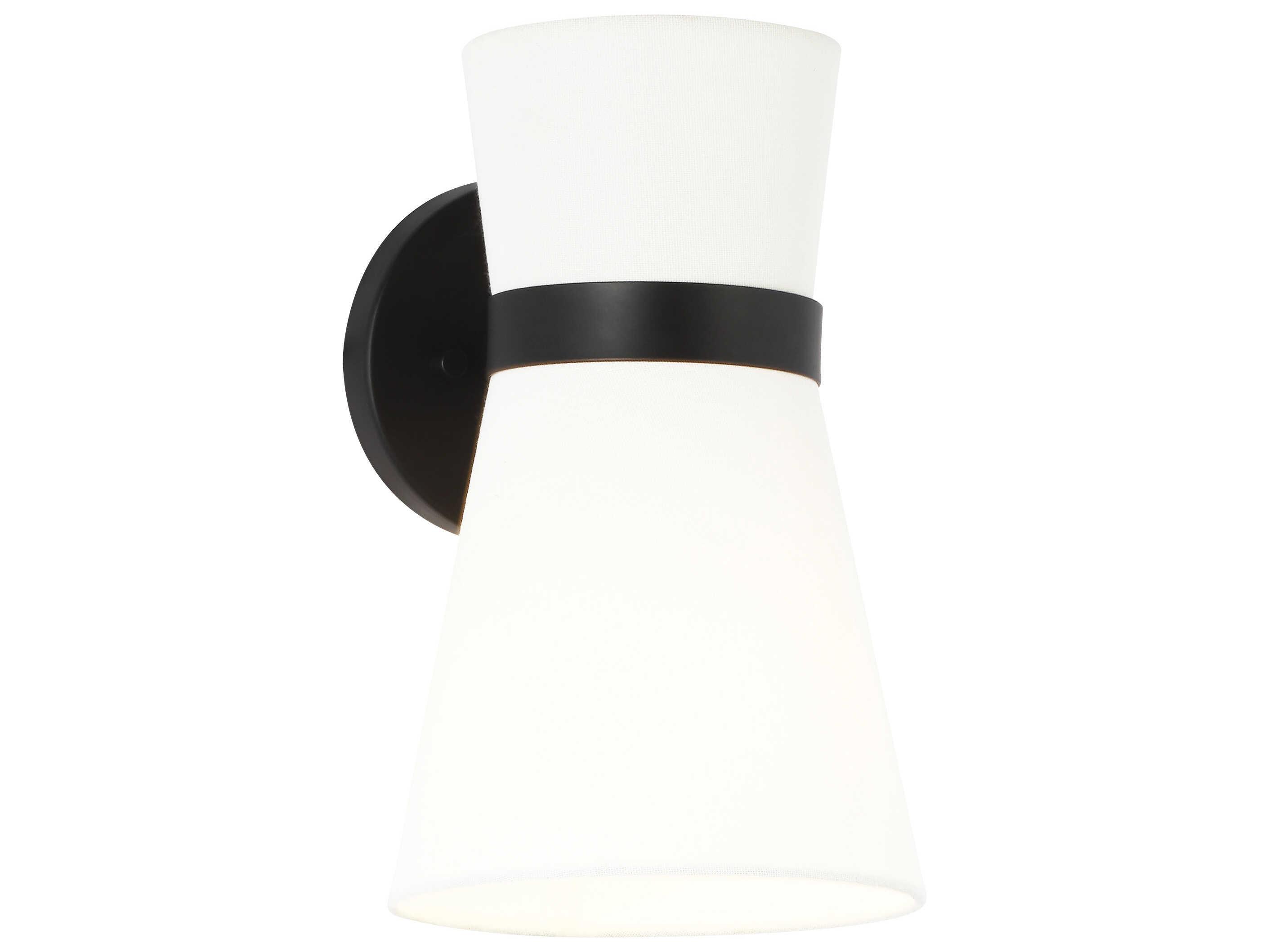 Visual Comfort Studio Clark 1-Light Midnight Black Wall Sconce