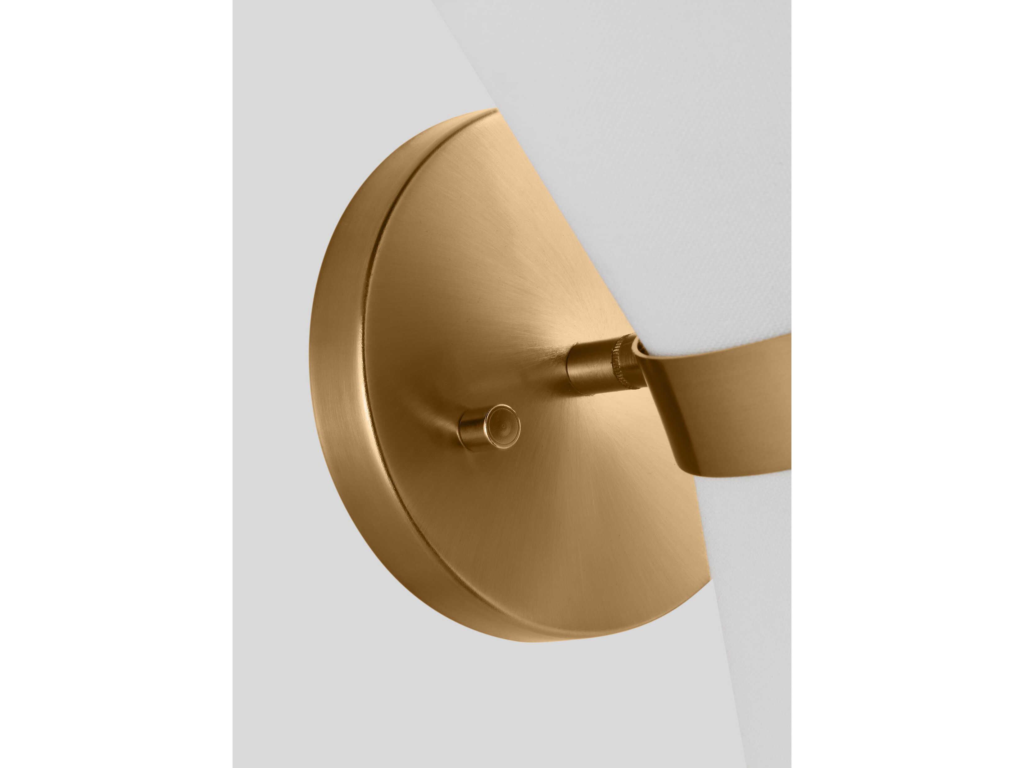 Visual Comfort Studio Clark 1-Light Satin Brass Wall Sconce