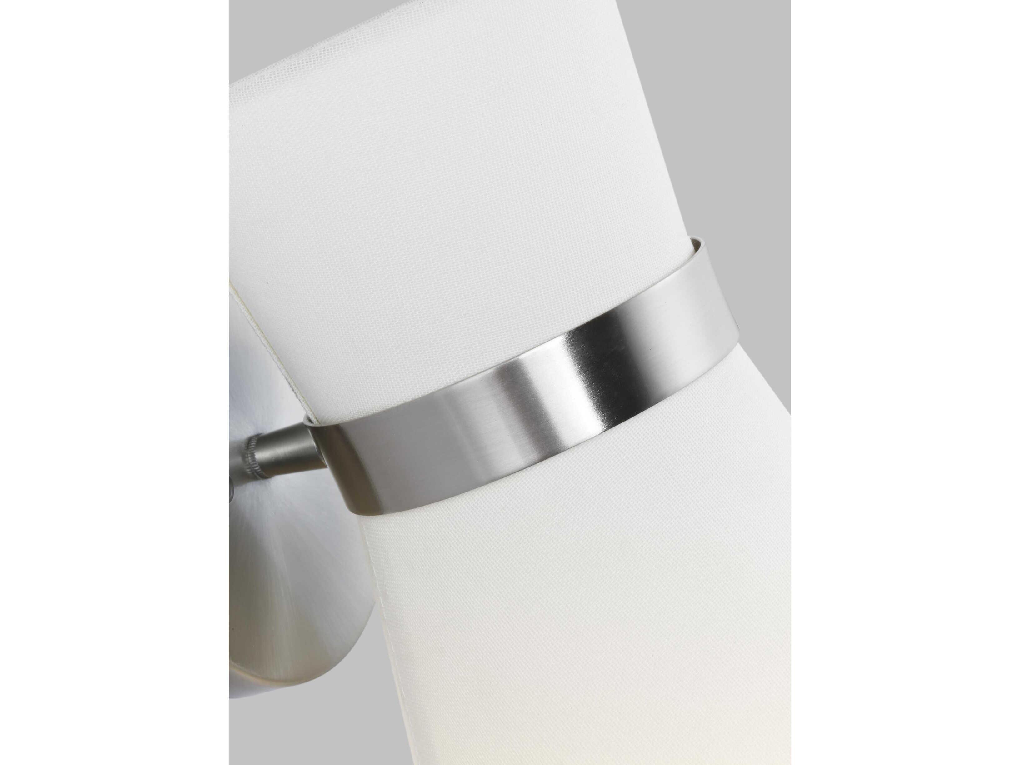 Visual Comfort Studio Clark 1-Light Brushed Nickel Wall Sconce