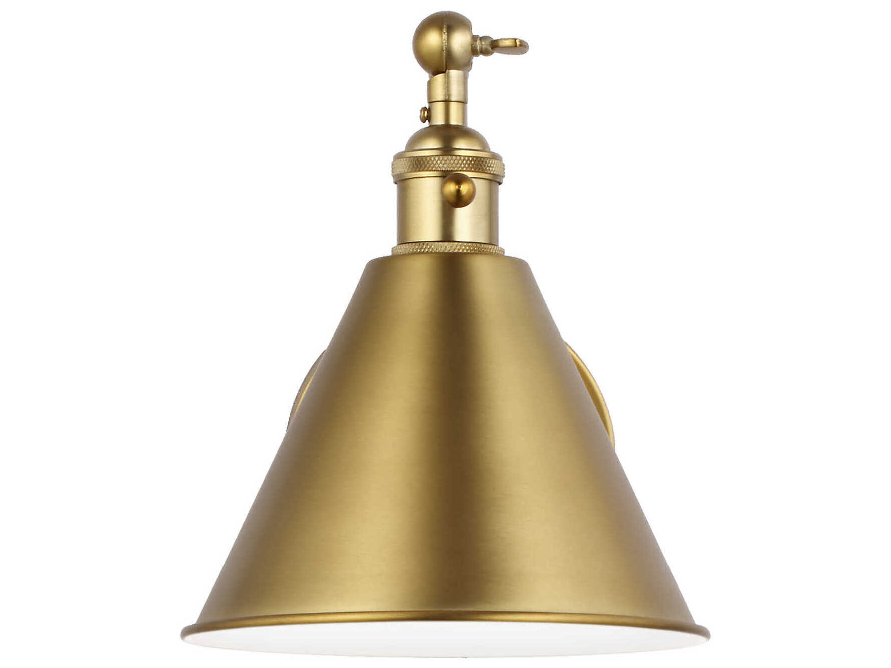 Visual Comfort Studio Salem 1-Light Satin Brass Wall Sconce