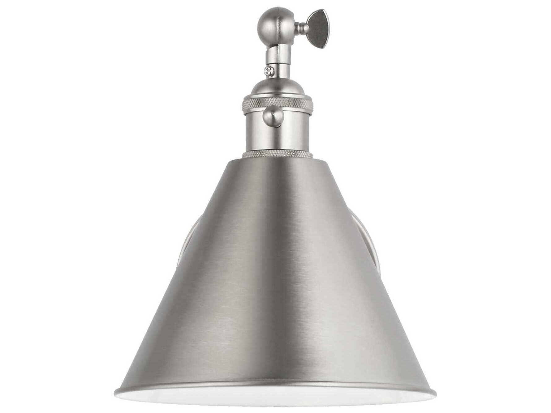 Visual Comfort Studio Salem 1-Light Brushed Nickel Wall Sconce