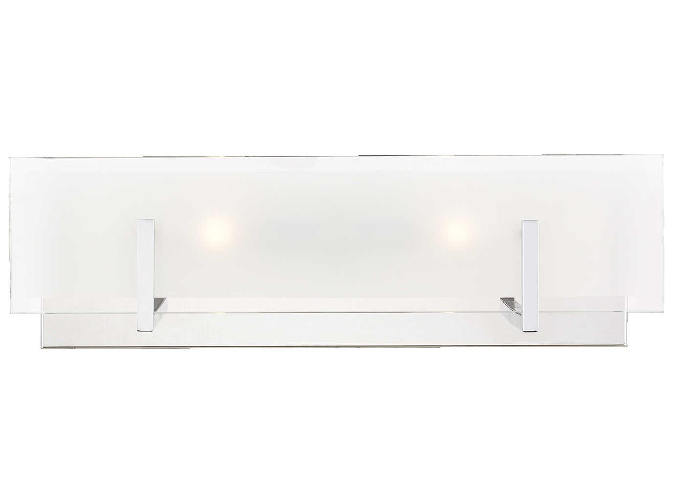 Visual Comfort Studio Syll 2-Light Chrome Vanity Light