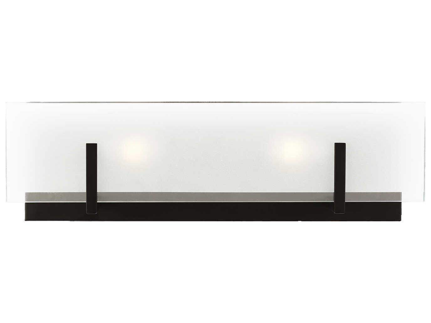 Visual Comfort Studio Syll 2-Light Midnight Black Vanity Light