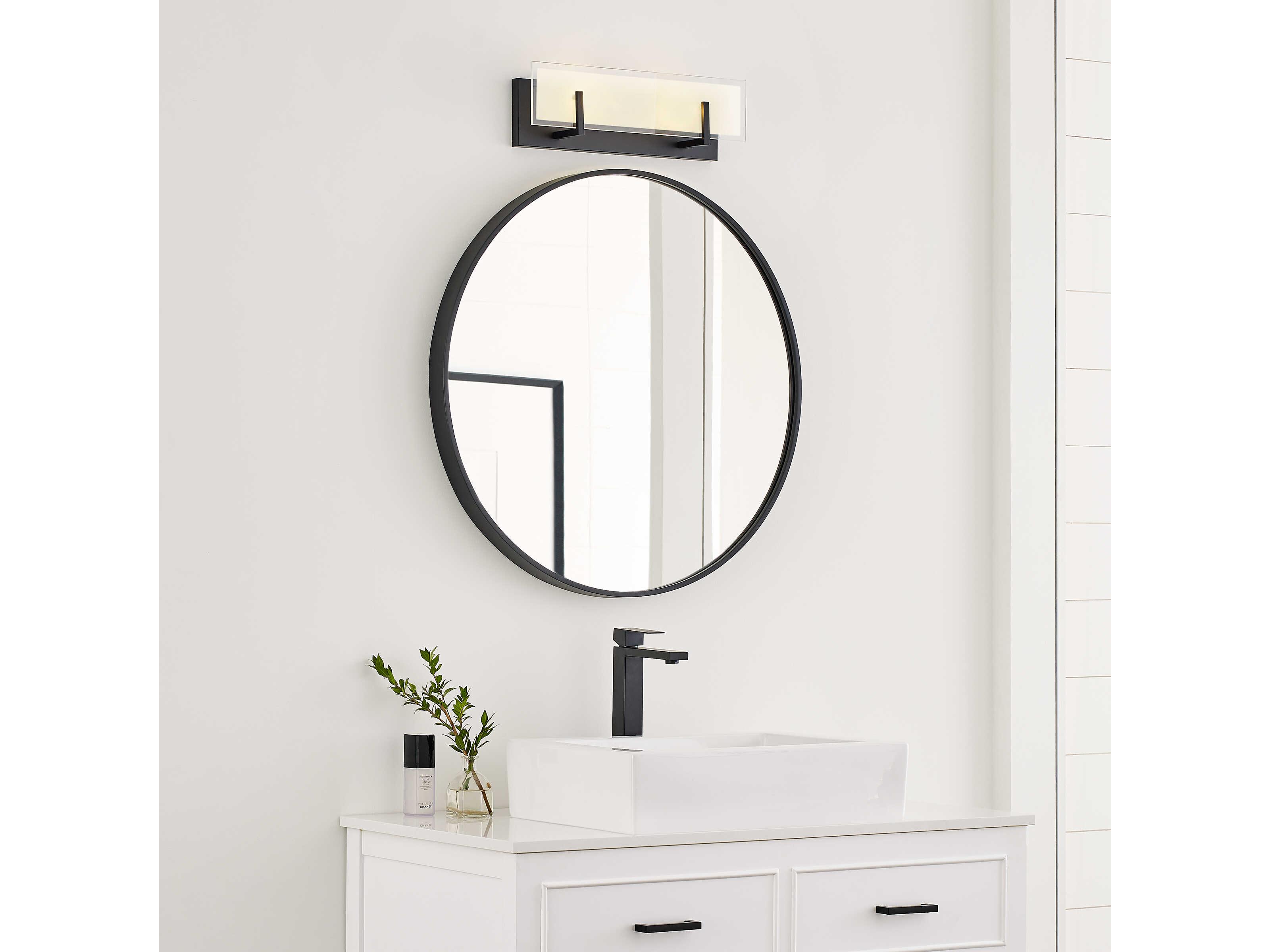 Visual Comfort Studio Syll 2-Light Midnight Black Vanity Light