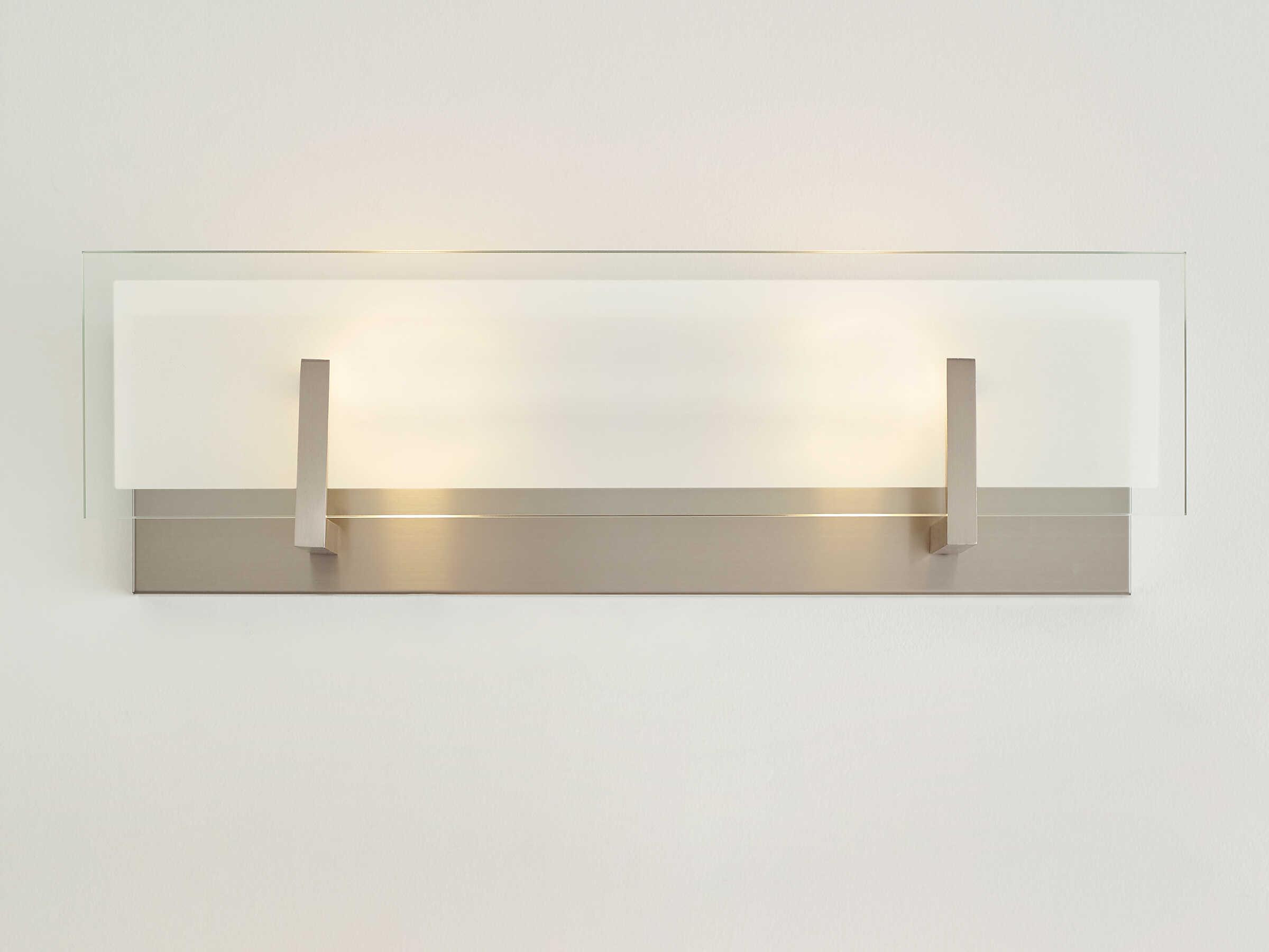 Visual Comfort Studio Syll 2-Light Brushed Nickel Vanity Light