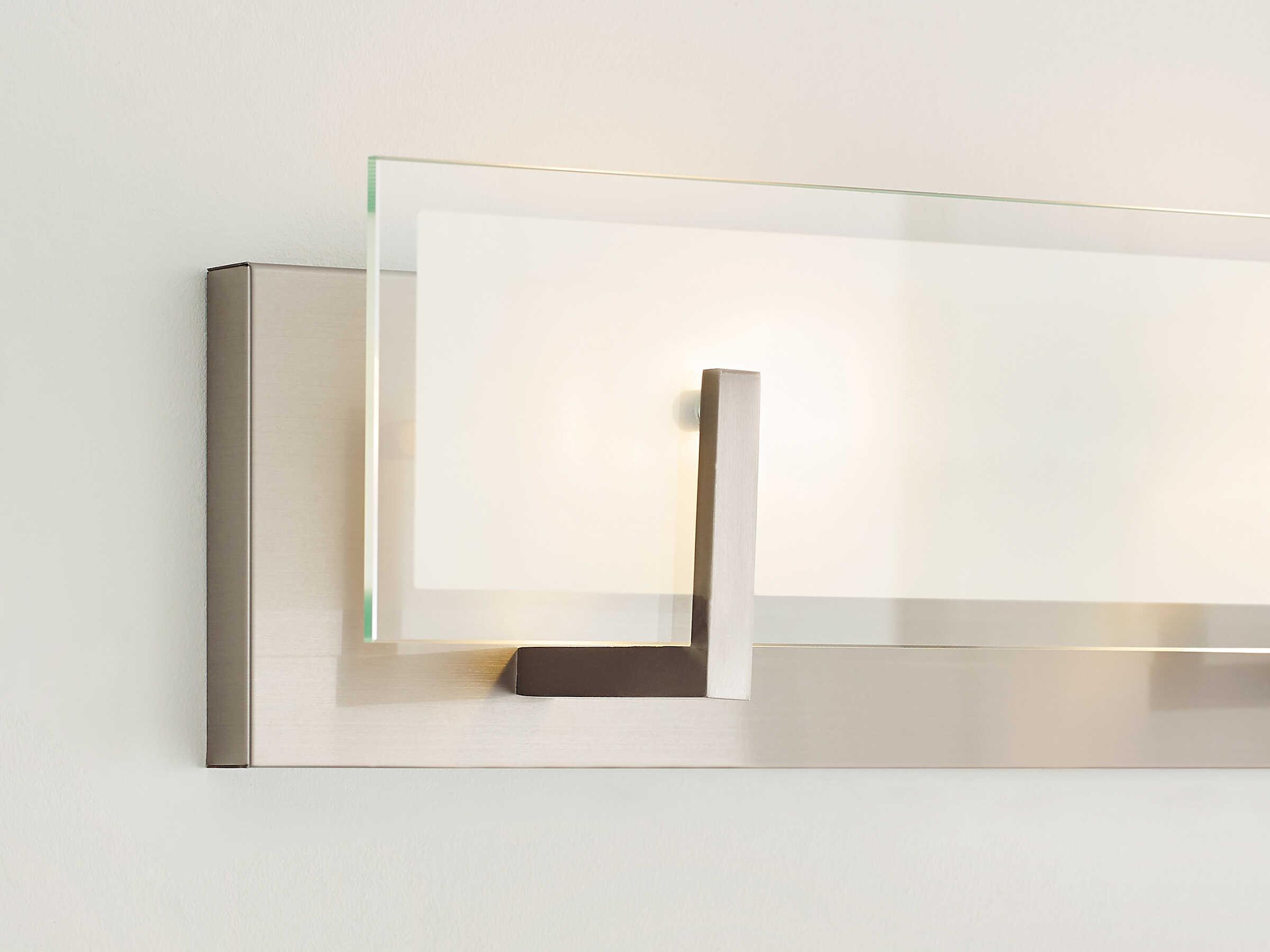 Visual Comfort Studio Syll 2-Light Brushed Nickel Vanity Light