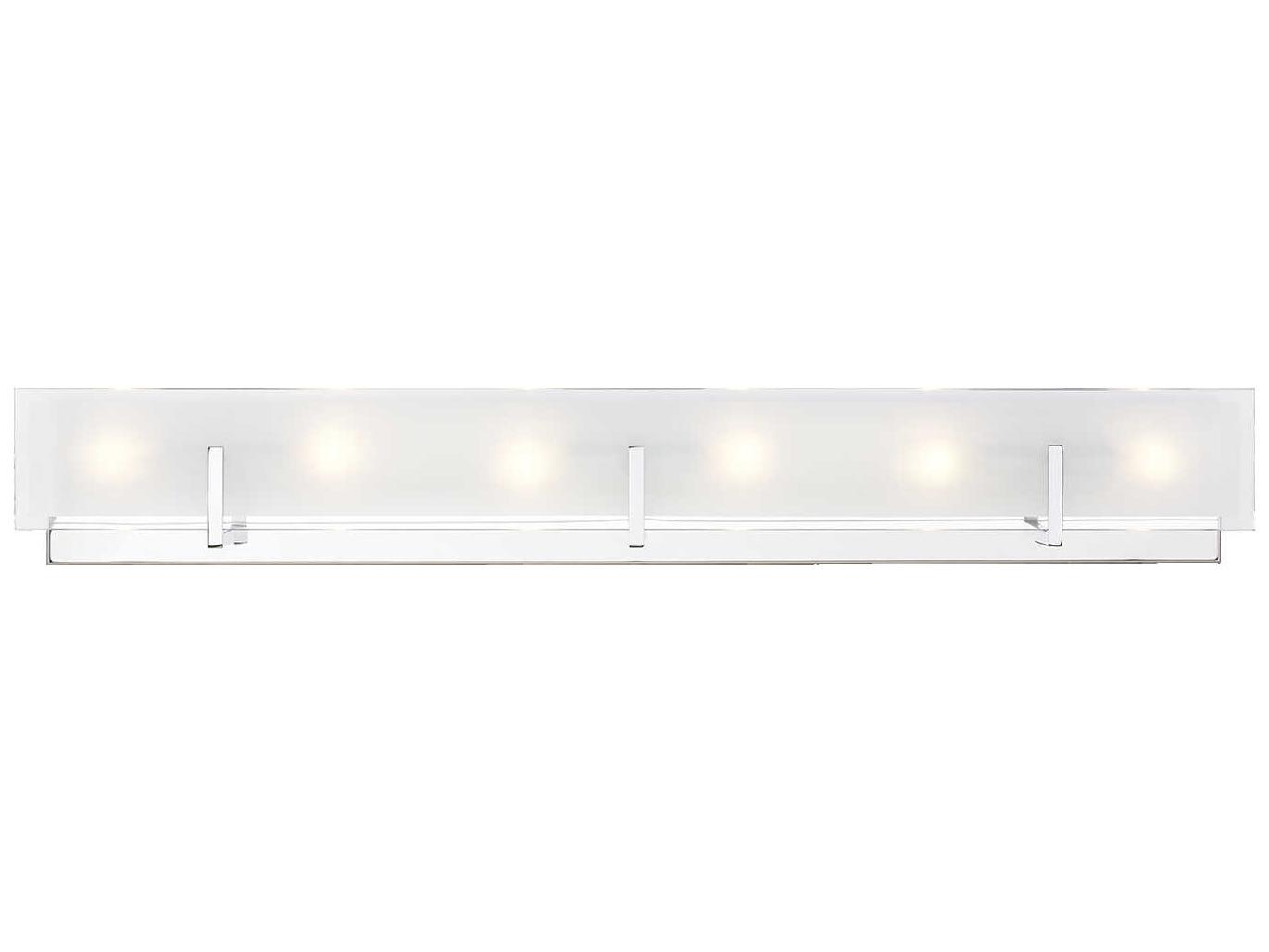 Visual Comfort Studio Syll 6-Light Chrome Vanity Light