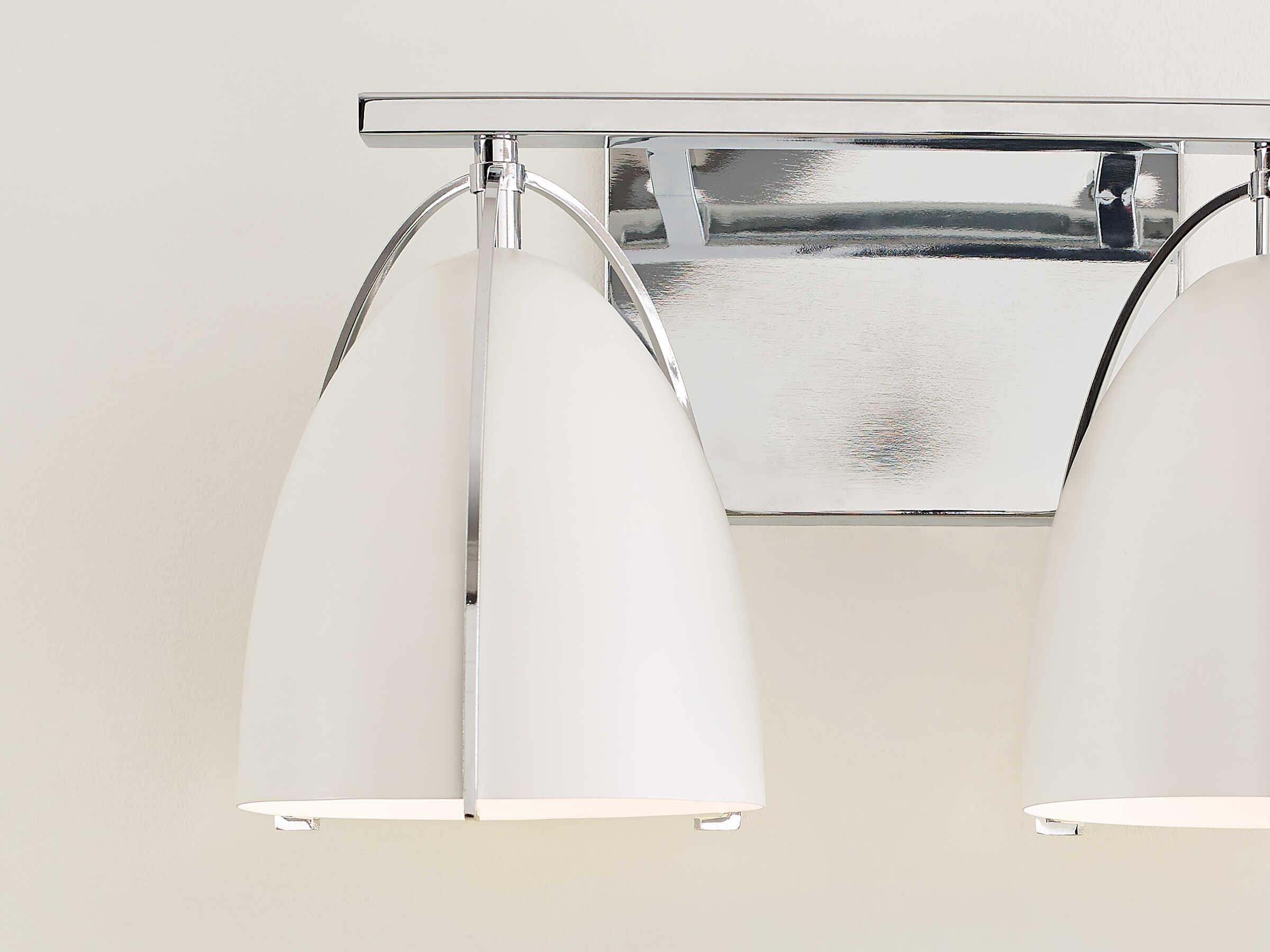 Visual Comfort Studio Norman 2-Light Chrome Vanity Light