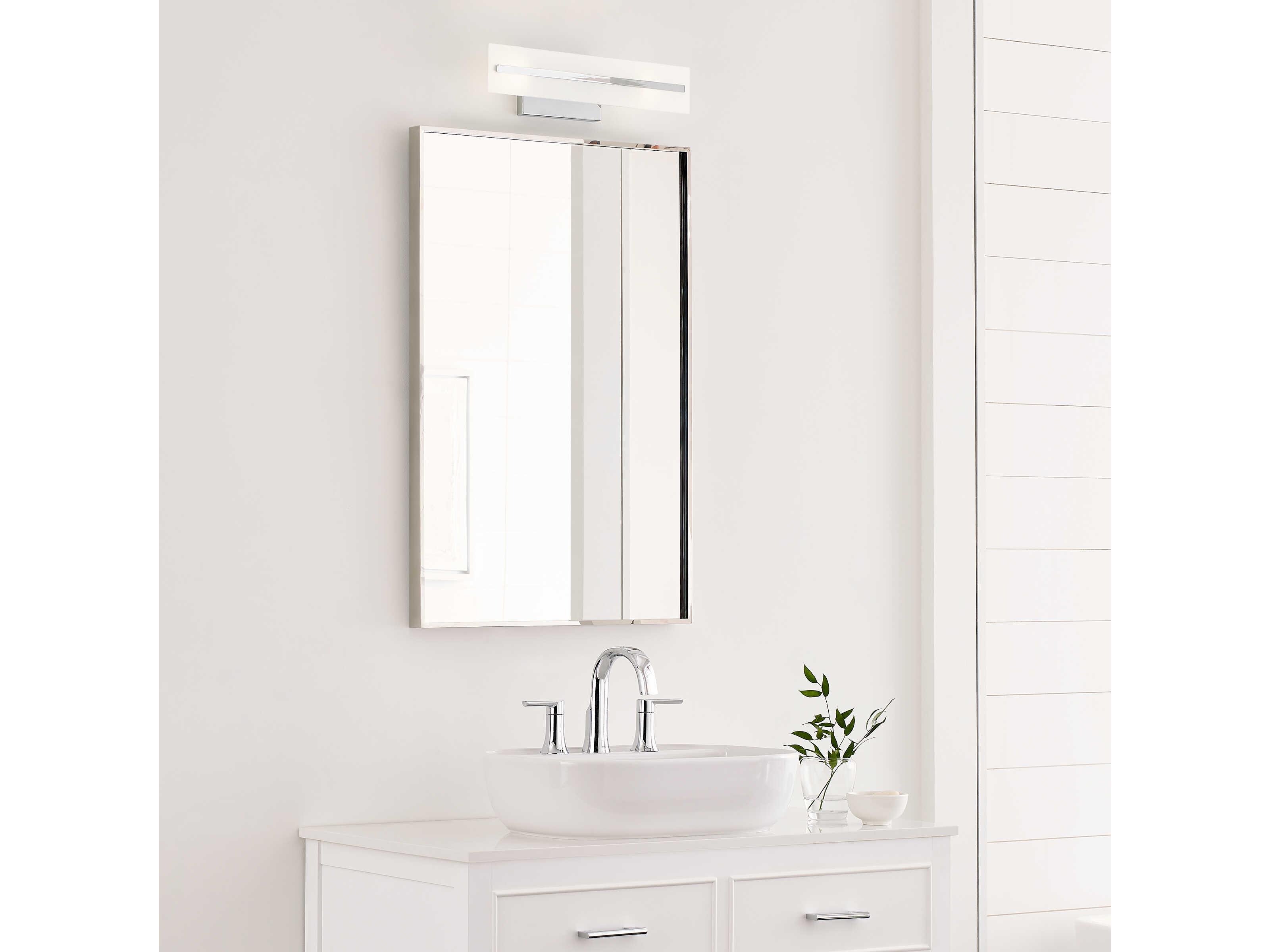 Visual Comfort Studio Dex 2-Light Chrome Vanity Light