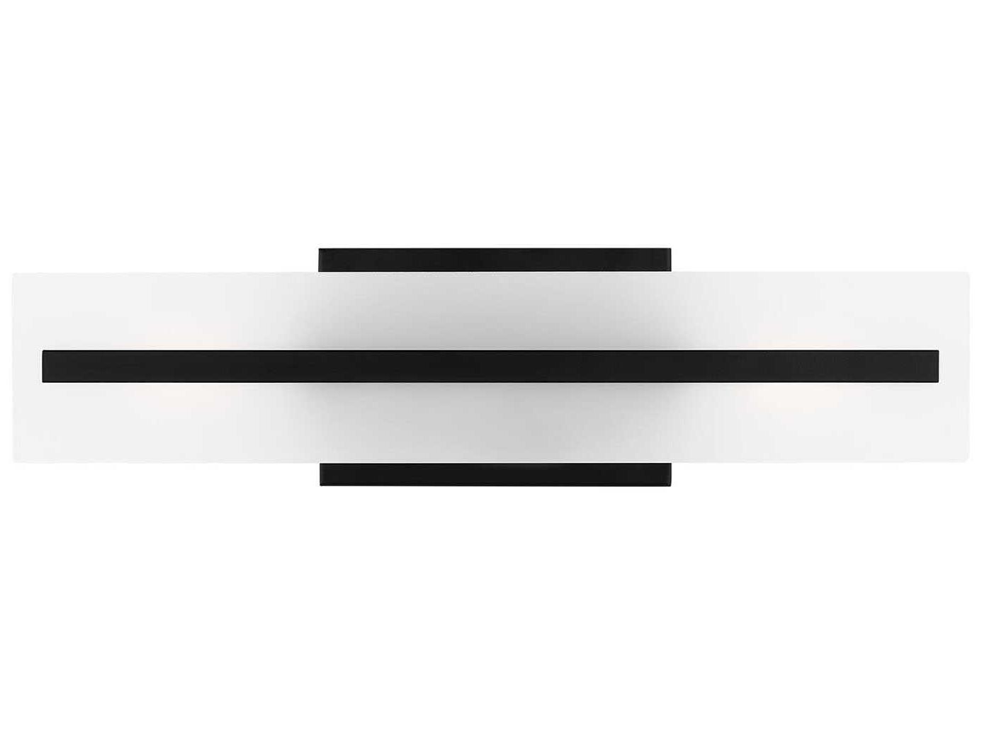 Visual Comfort Studio Dex 2-Light Midnight Black Vanity Light