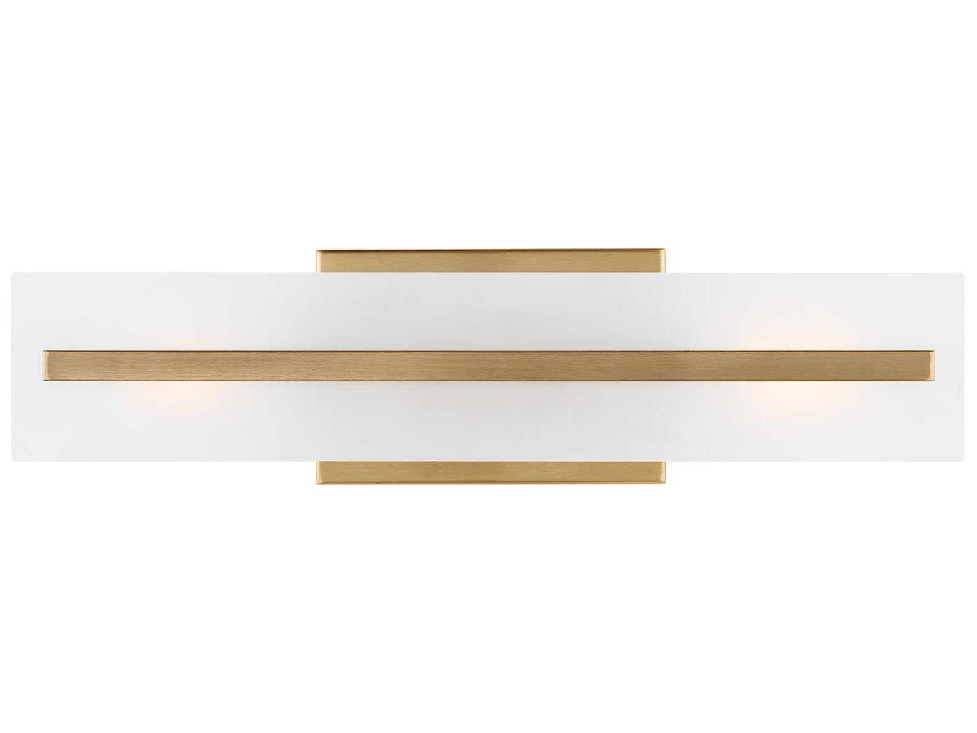 Visual Comfort Studio Dex 2-Light Satin Brass Vanity Light