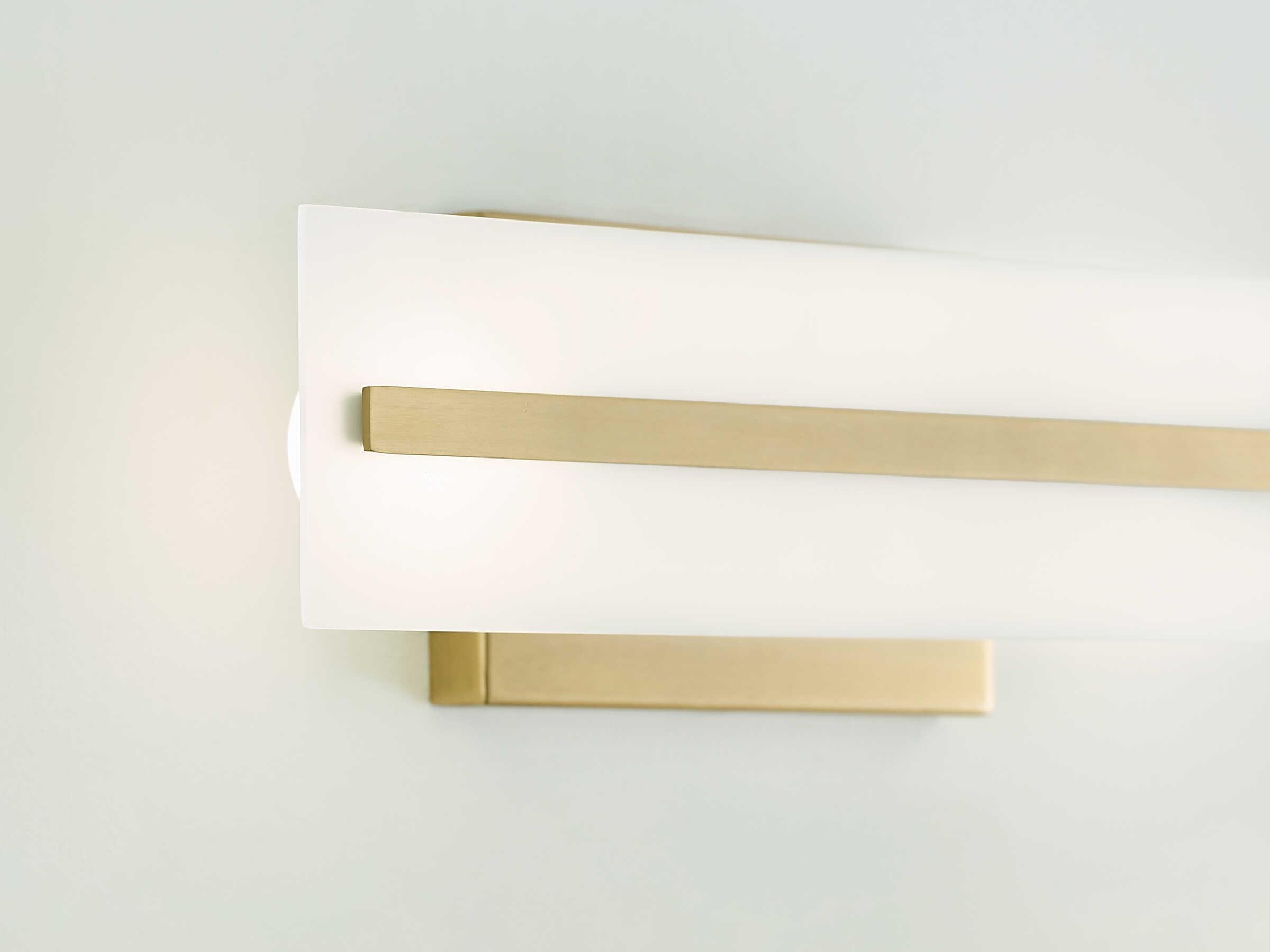 Visual Comfort Studio Dex 2-Light Satin Brass Vanity Light