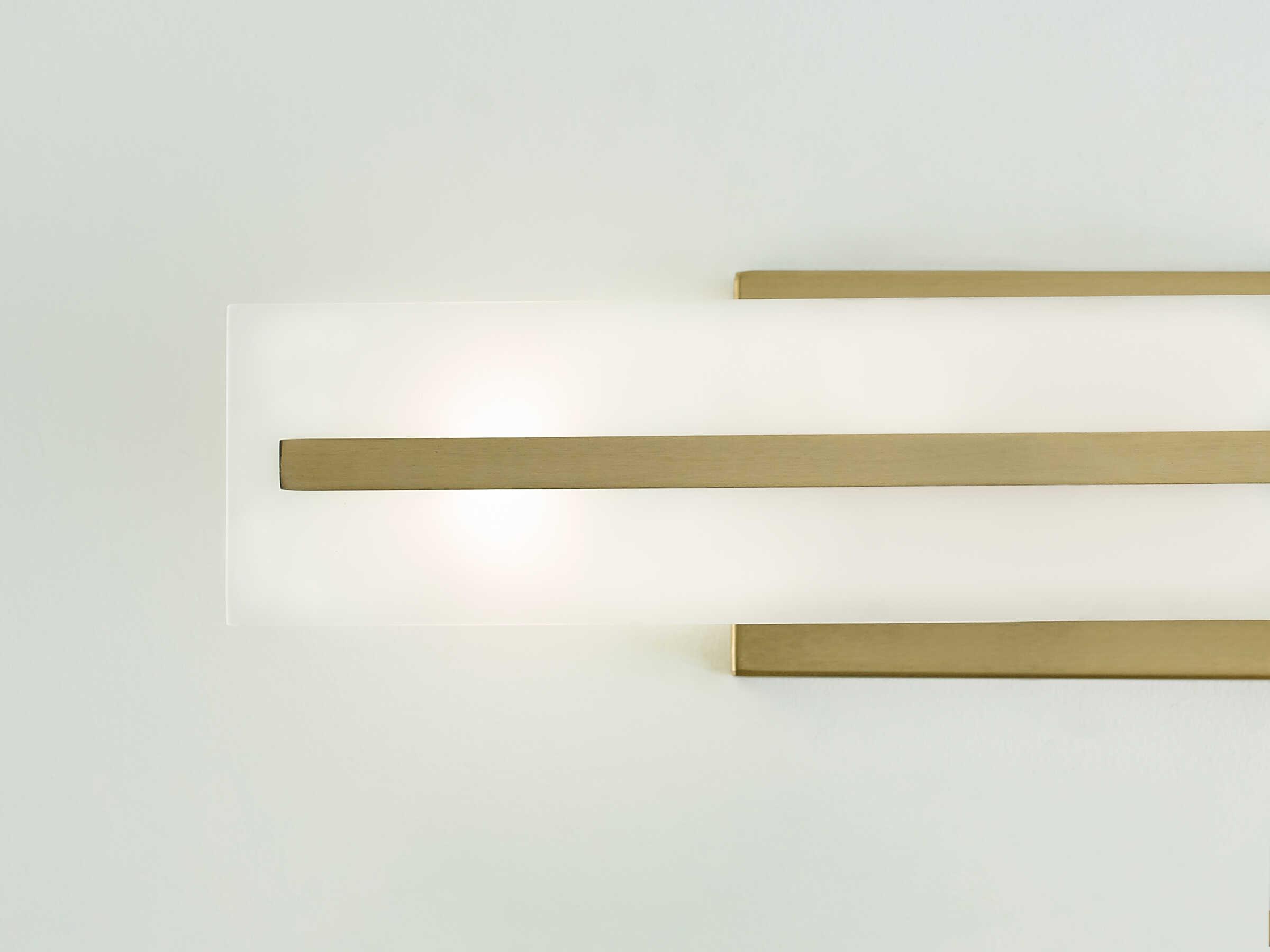 Visual Comfort Studio Dex 2-Light Satin Brass Vanity Light