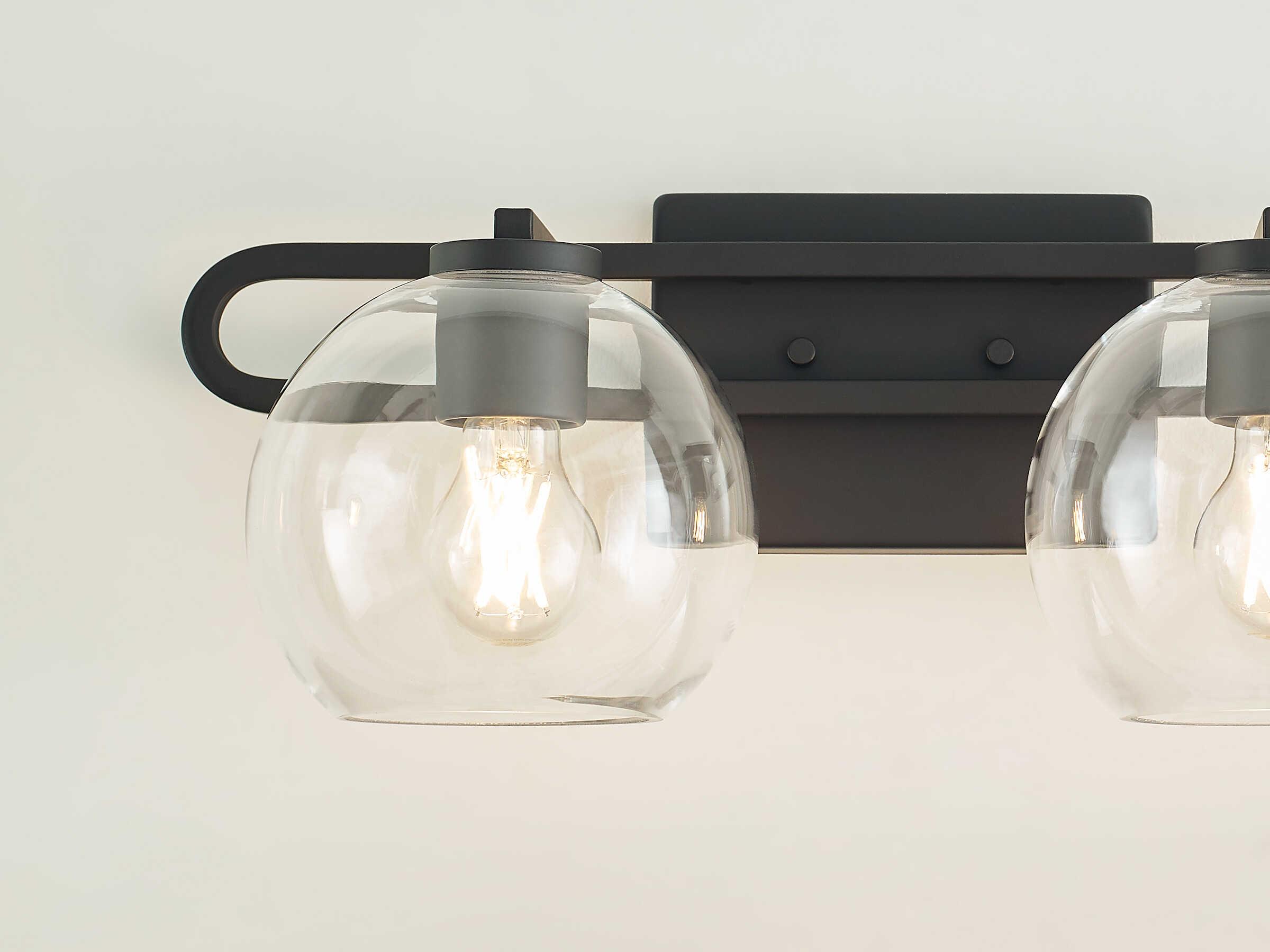 Visual Comfort Studio Codyn 2-Light Midnight Black Vanity Light