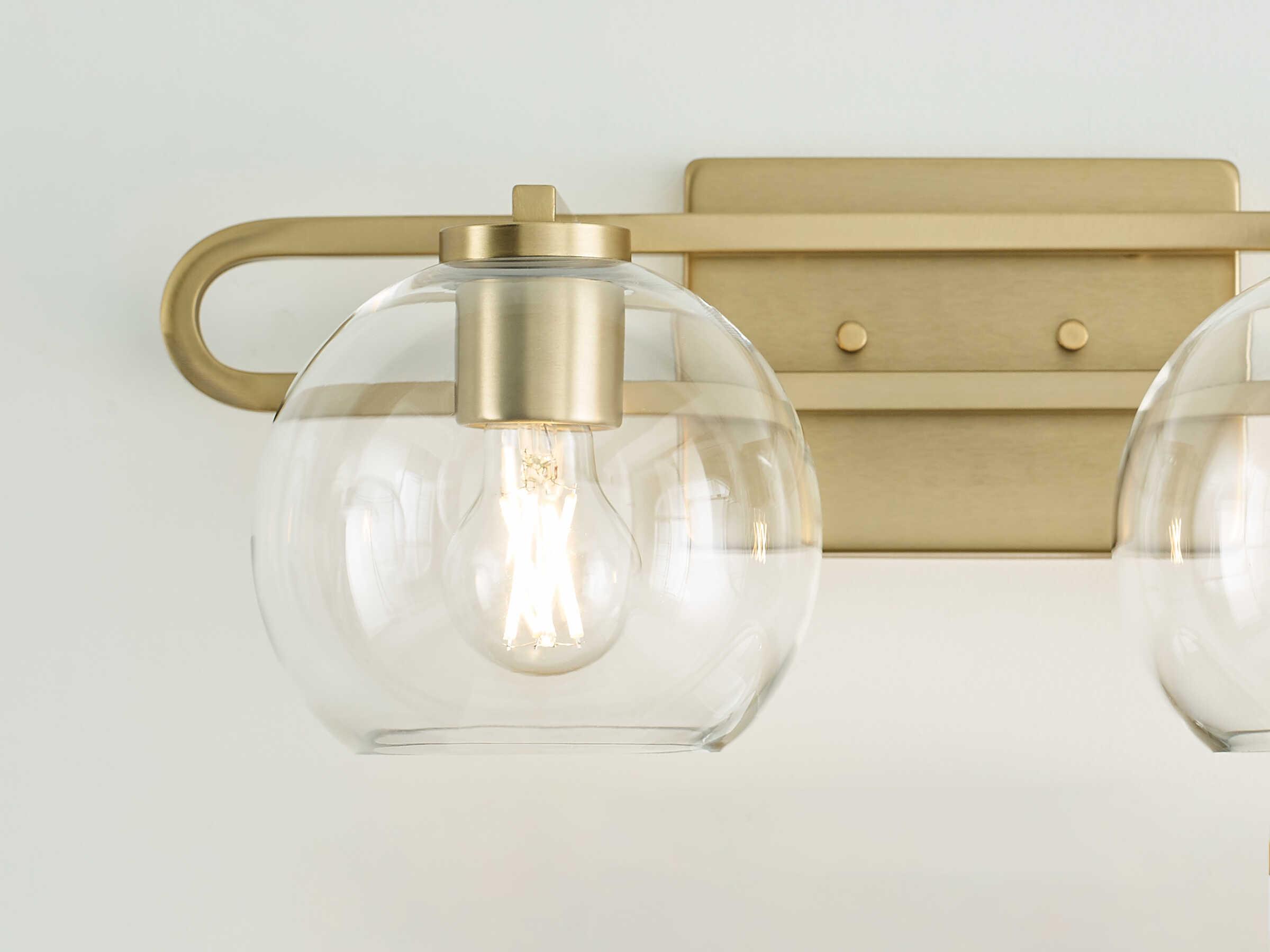 Visual Comfort Studio Codyn 2-Light Satin Brass Vanity Light