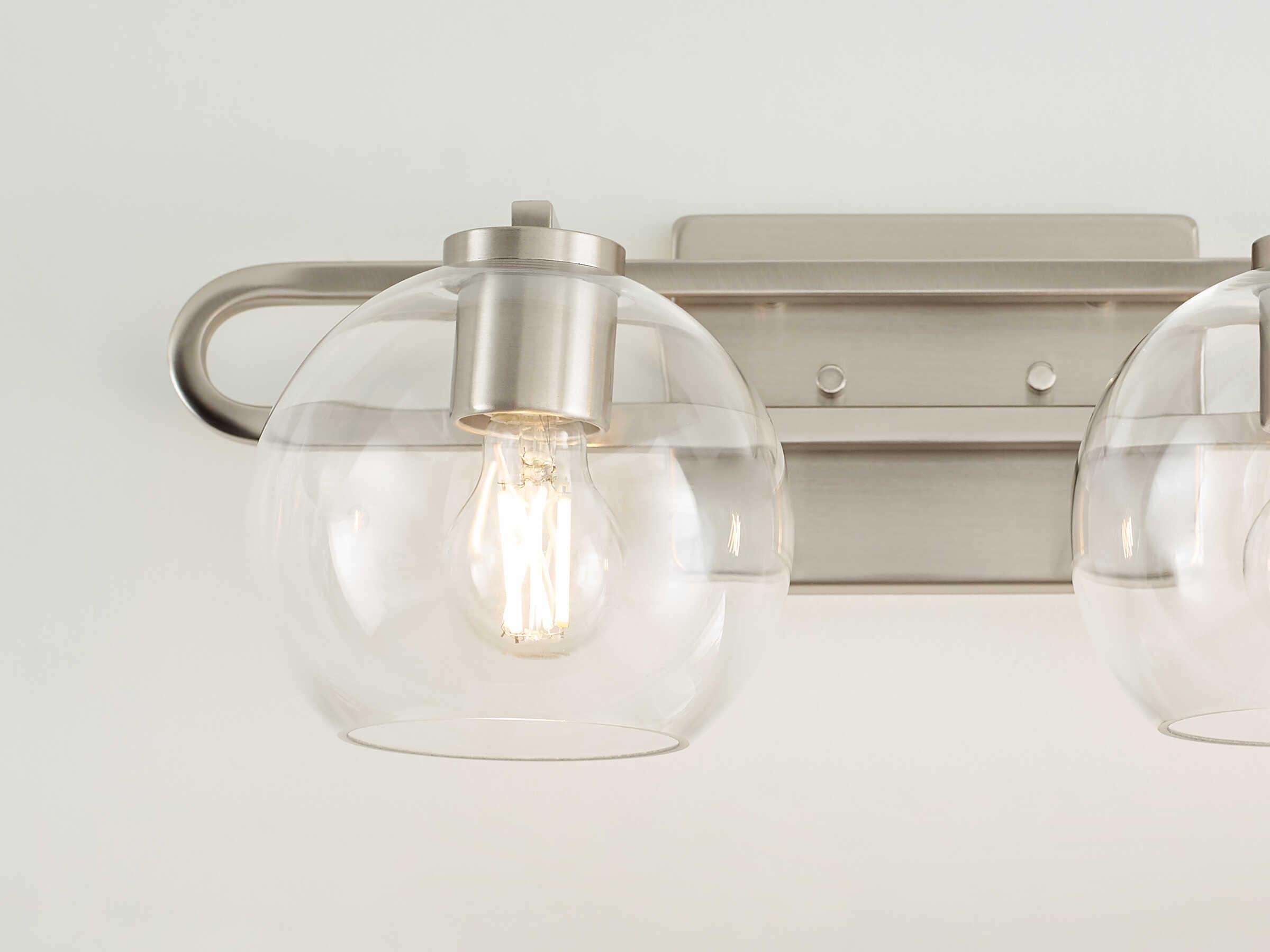 Visual Comfort Studio Codyn 2-Light Brushed Nickel Vanity Light