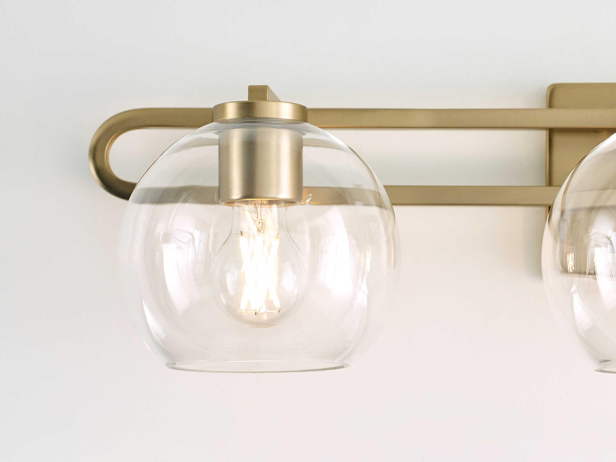 Visual Comfort Studio Codyn 3-Light Satin Brass Vanity Light