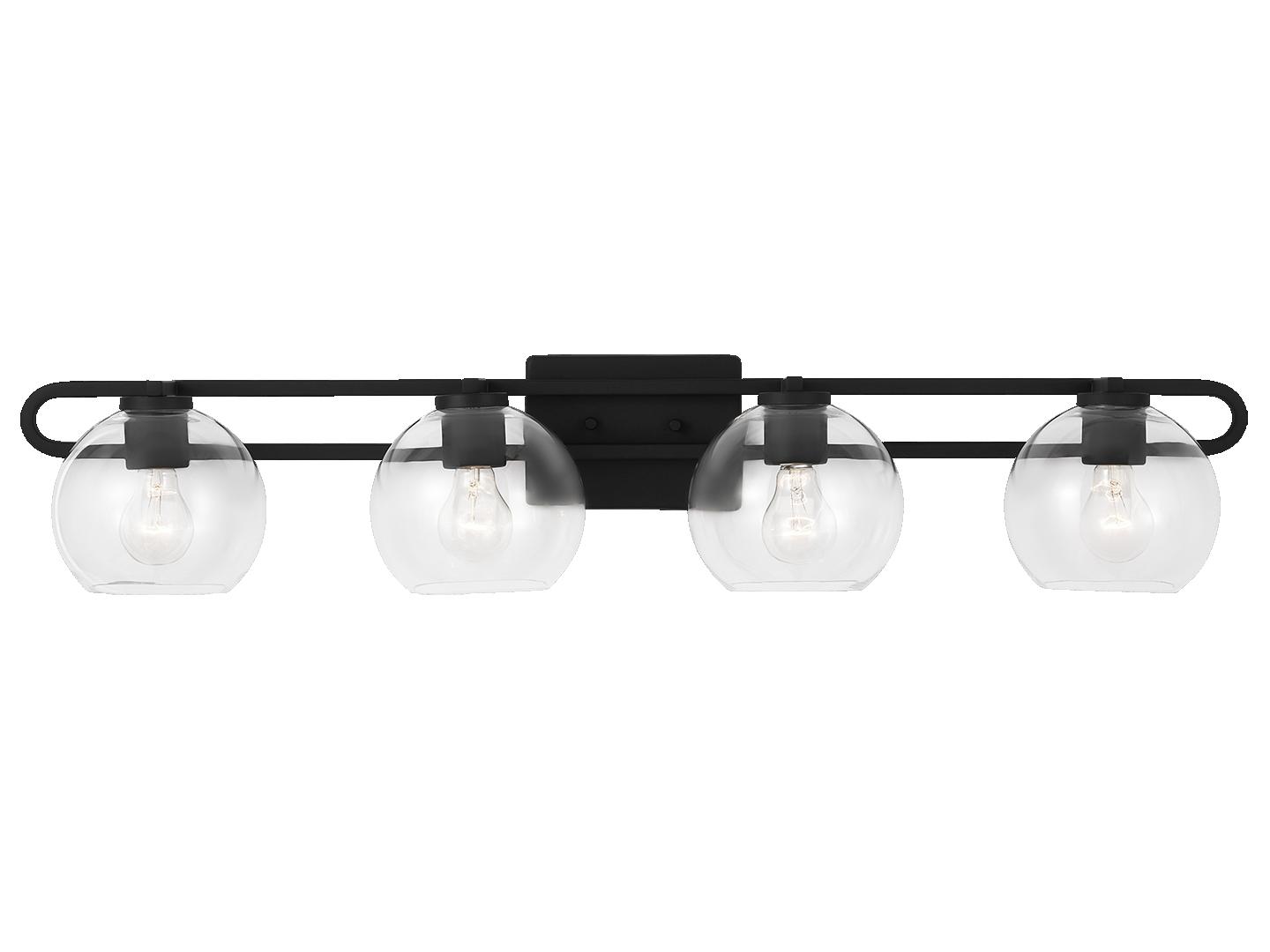 Visual Comfort Studio Codyn 4-Light Midnight Black Vanity Light