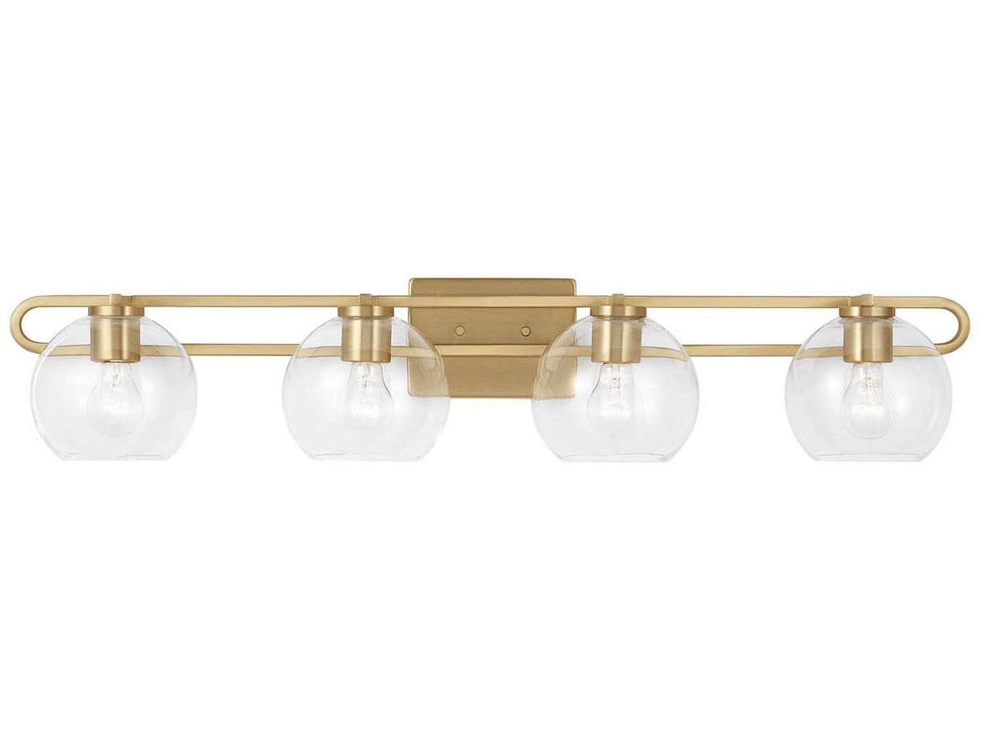 Visual Comfort Studio Codyn 4-Light Satin Brass Vanity Light