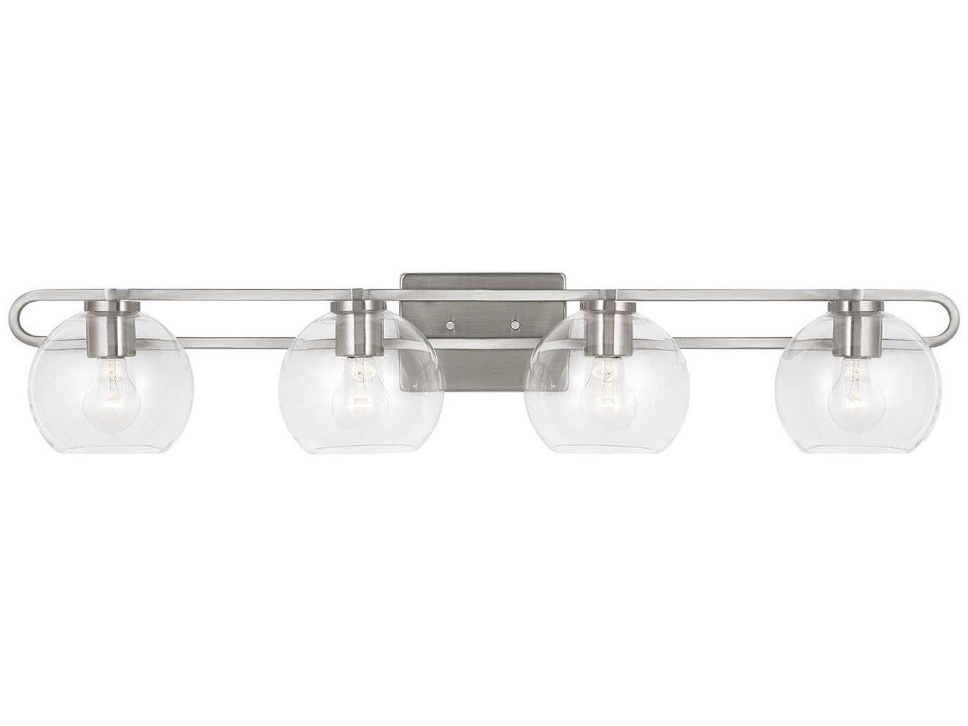 Visual Comfort Studio Codyn 4-Light Brushed Nickel Vanity Light