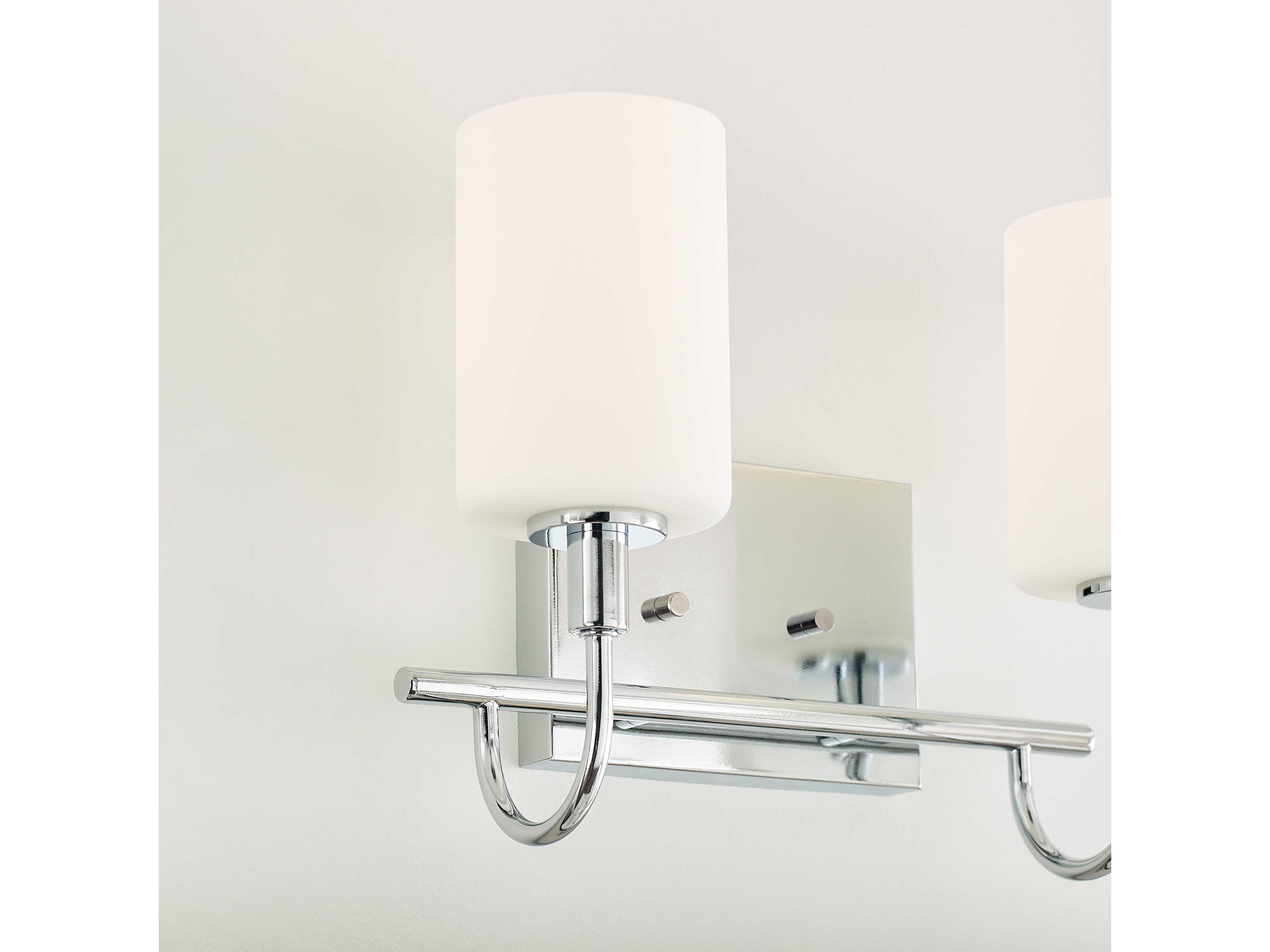 Visual Comfort Studio Oak Moore 2-Light Chrome Vanity Light
