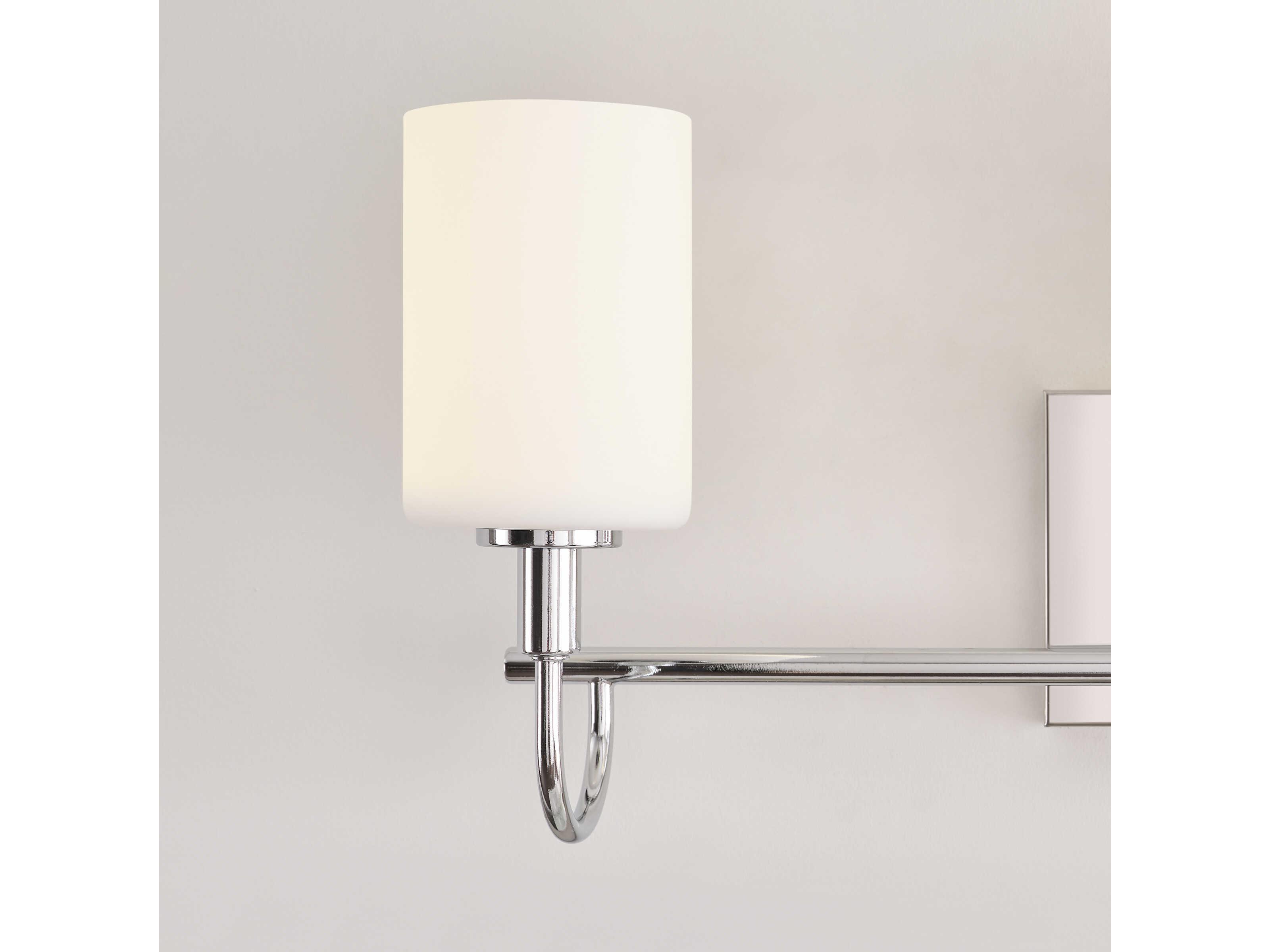 Visual Comfort Studio Oak Moore 3-Light Chrome Vanity Light