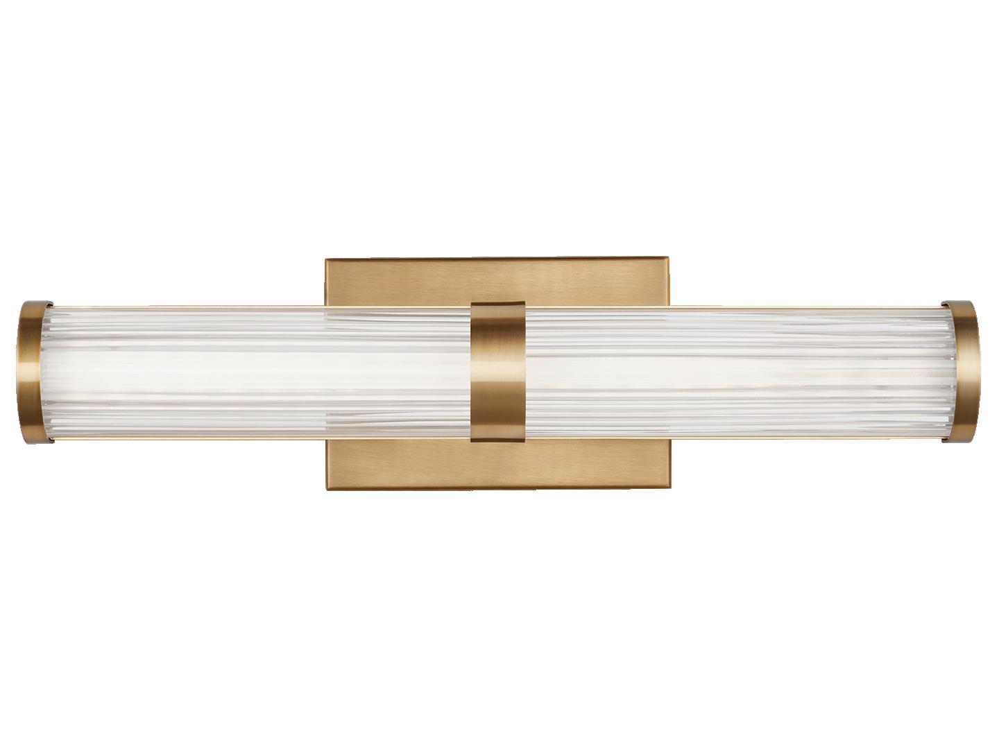 Visual Comfort Studio Syden 1-Light Satin Brass Vanity Light