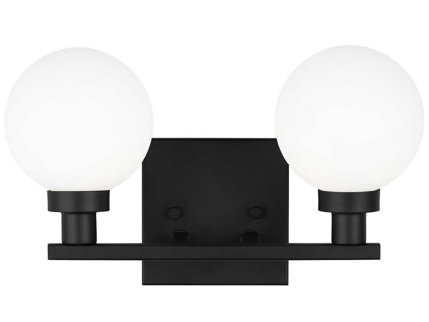 Visual Comfort Studio Clybourn 2-Light Midnight Black Vanity Light