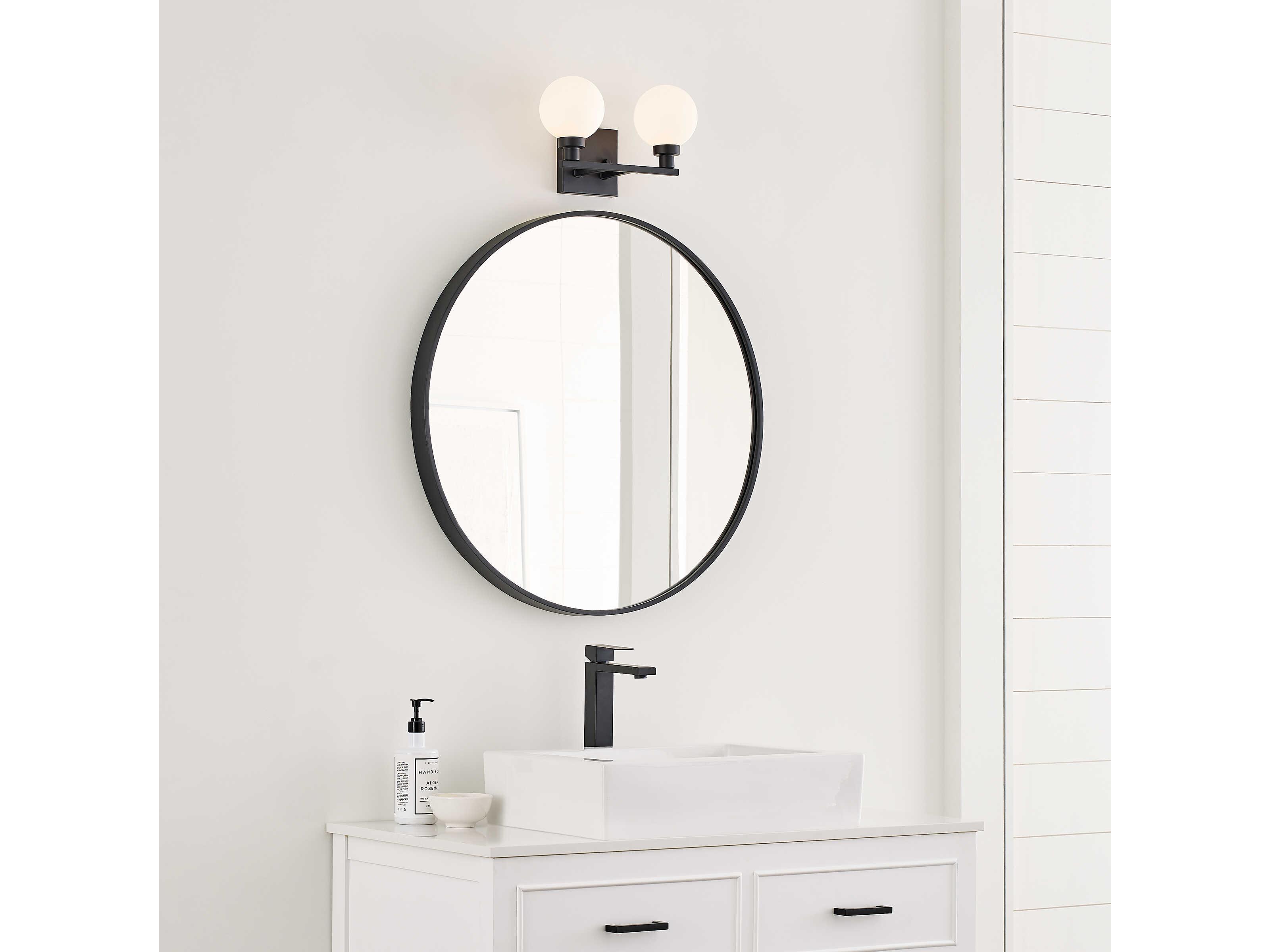 Visual Comfort Studio Clybourn 2-Light Midnight Black Vanity Light