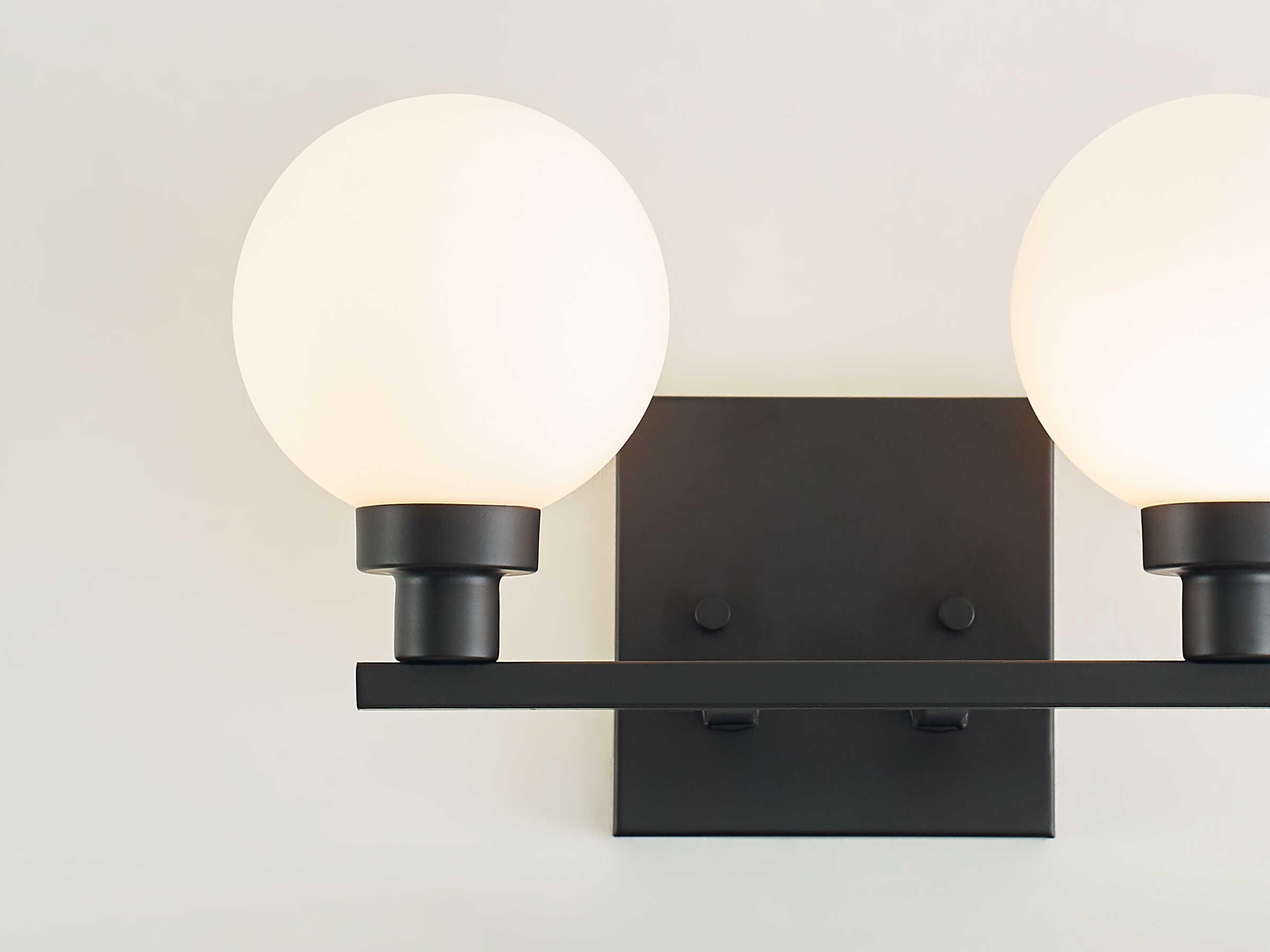 Visual Comfort Studio Clybourn 2-Light Midnight Black Vanity Light