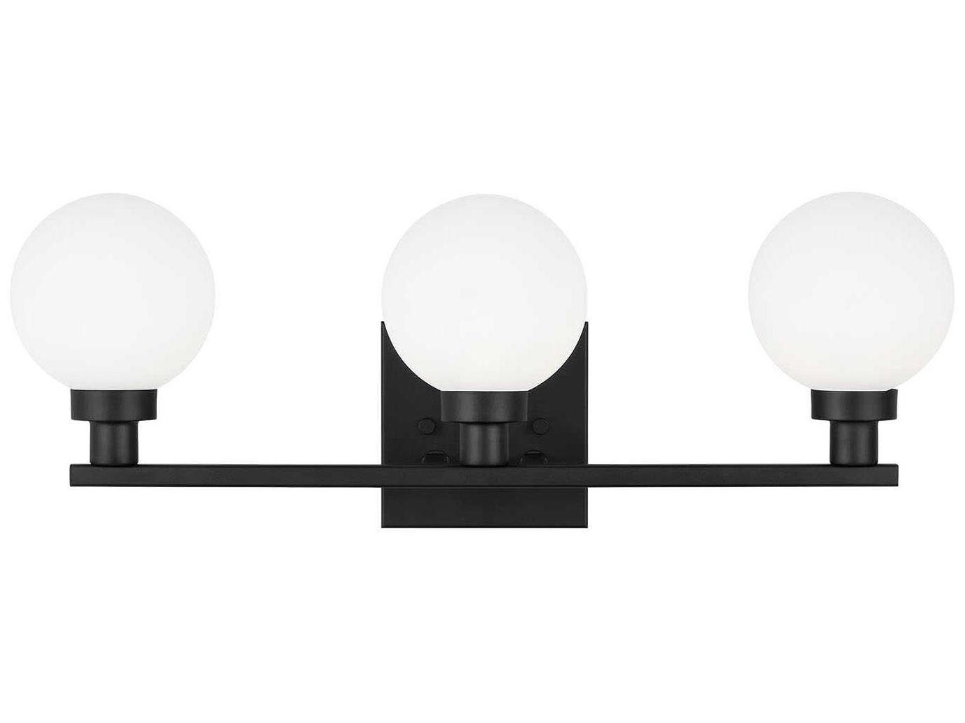 Visual Comfort Studio Clybourn 3-Light Midnight Black Vanity Light